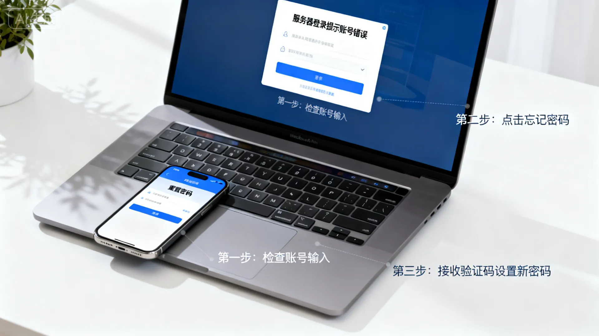 服务器登录提示账号错误?3步解决密码失效问题 服务器登录提示账号错误?3步解决密码失效问题