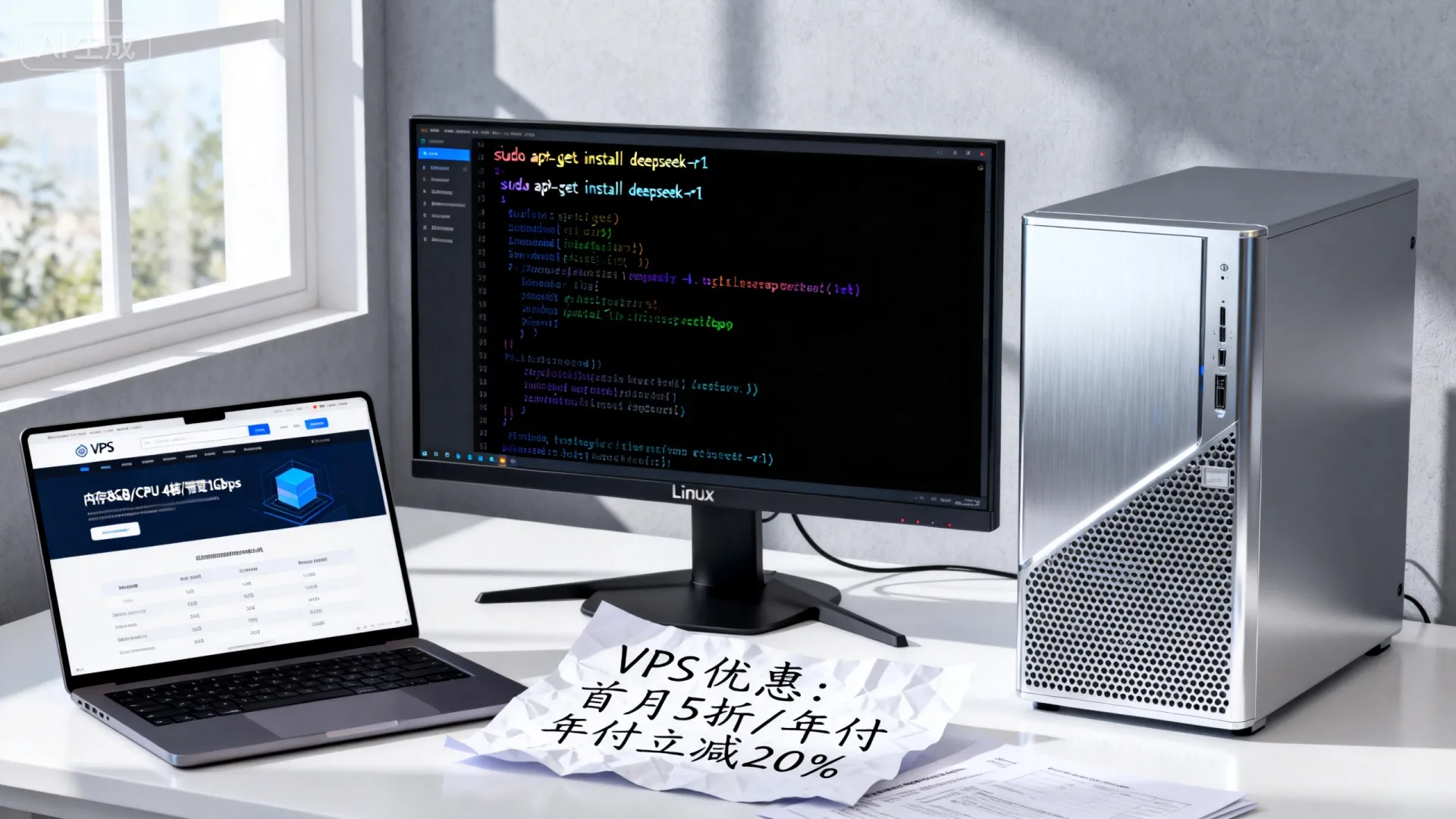 DeepSeek-R1私有化部署教程 | Linux服务器搭建AI大语言模型 - VPS评测 - 国外VPS,国外VPS商家,评测及优惠 DeepSeek-R1私有化部署教程 | Linux服务器搭建AI大语言模型 - VPS评测 - 国外VPS,国外VPS商家,评测及优惠