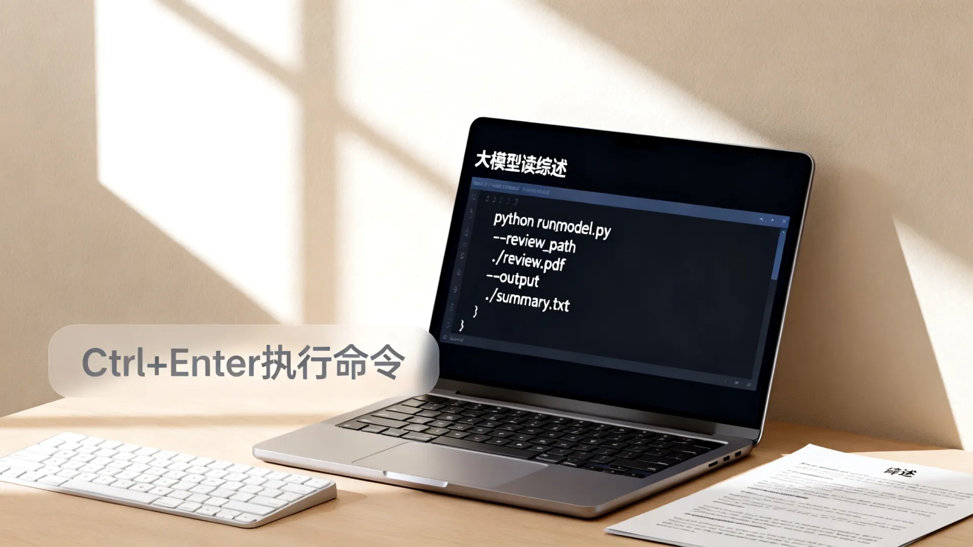 关于大模型读综述命令
