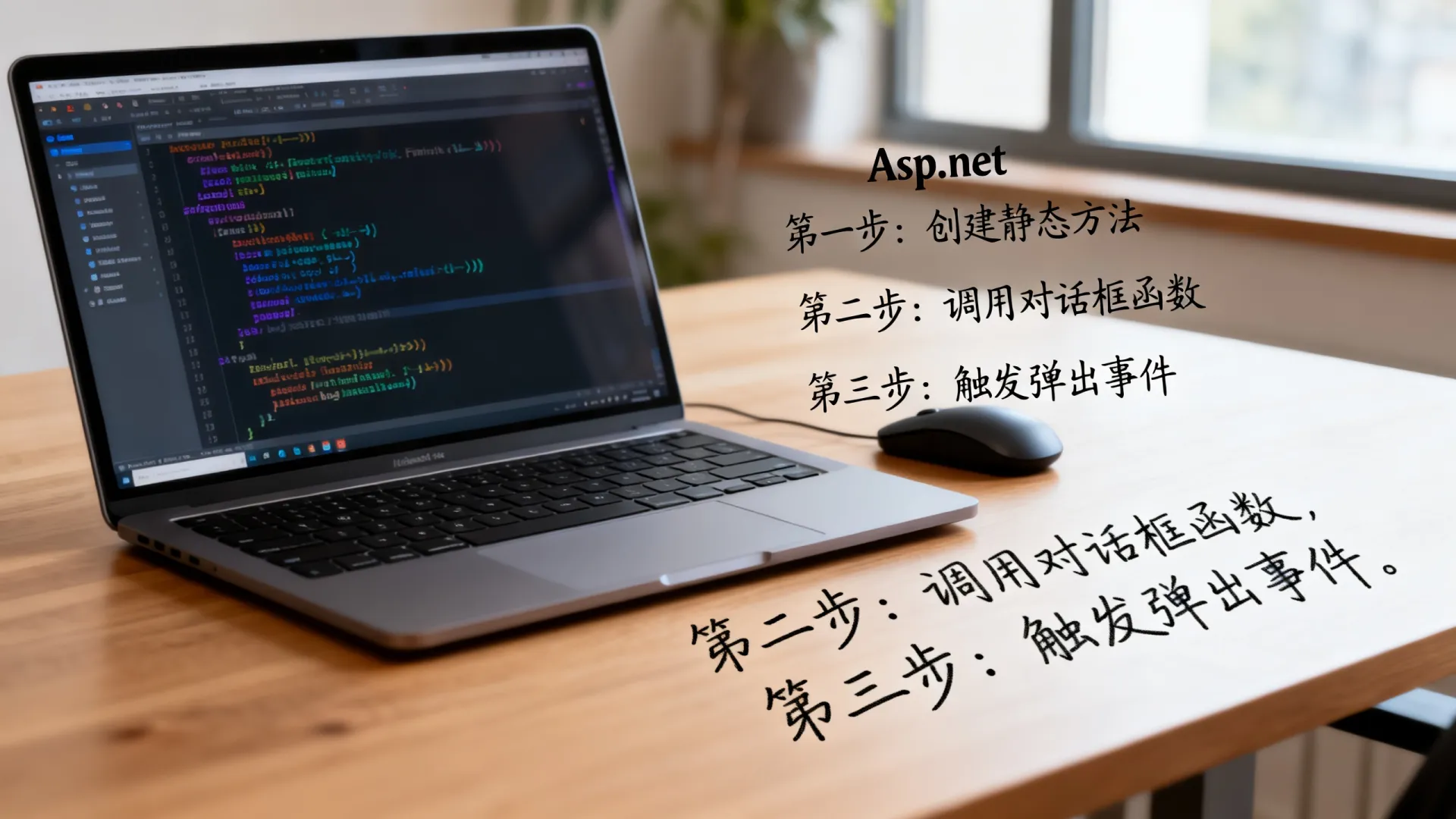 aspnet静态方法弹出对话框实现思路 aspnet静态方法弹出对话框实现思路