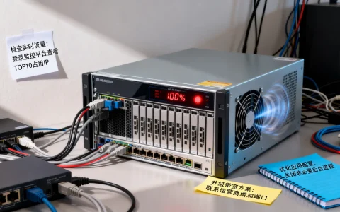 服务器带宽跑满了怎么办?如何快速有效解决?