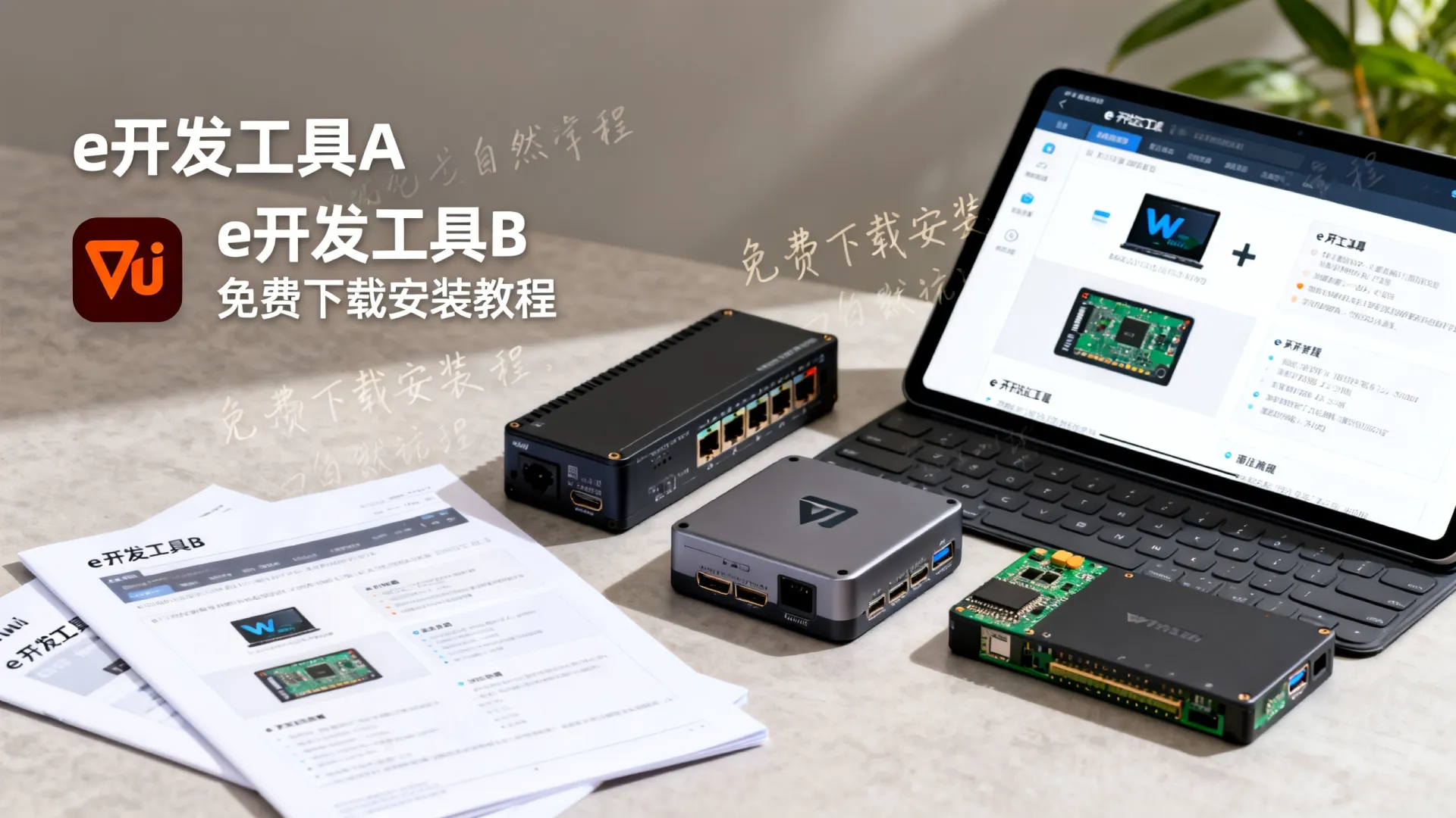 e开发工具有哪些，免费下载安装教程在哪里？