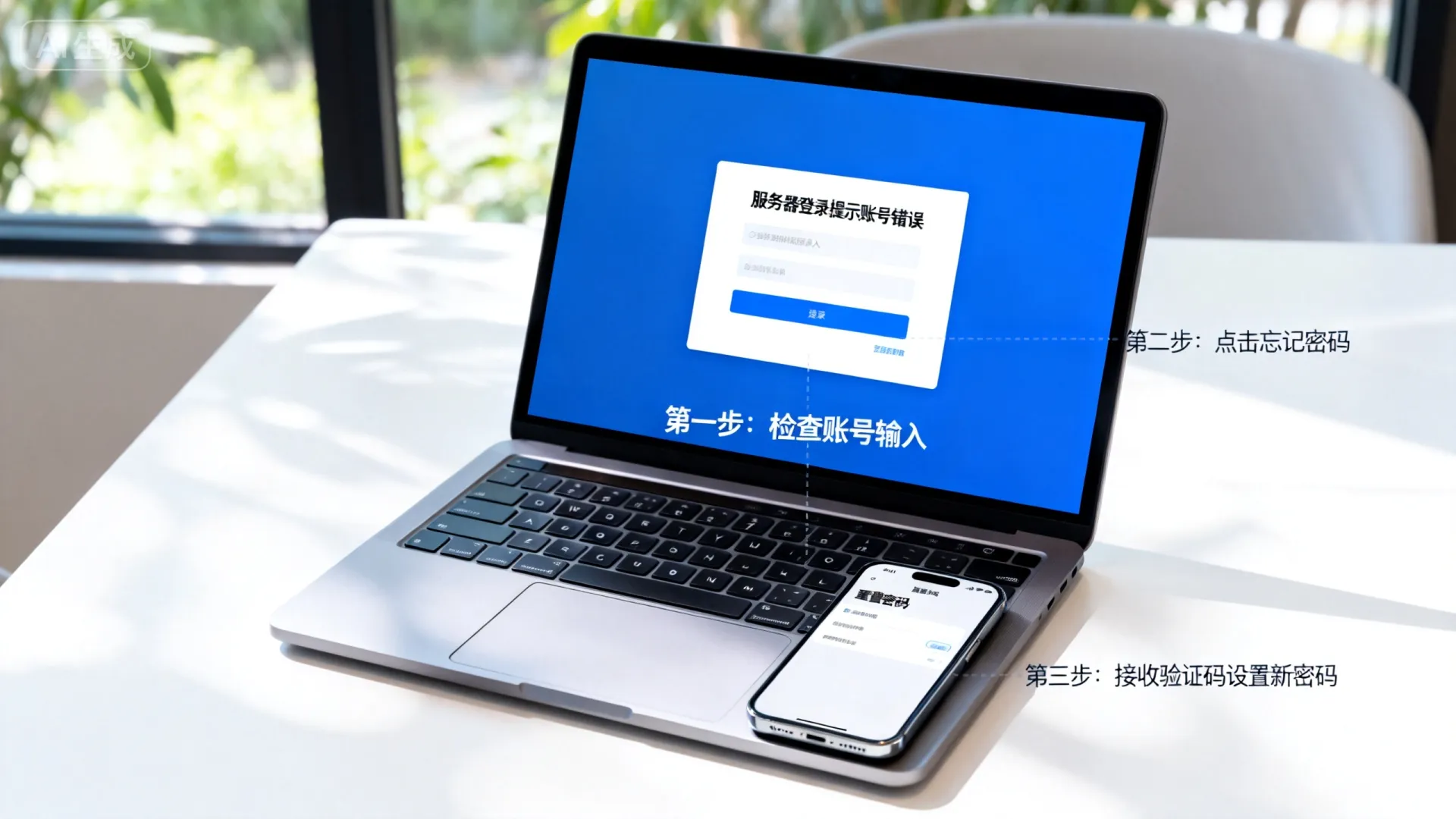 服务器登录提示账号错误?3步解决密码失效问题 服务器登录提示账号错误?3步解决密码失效问题
