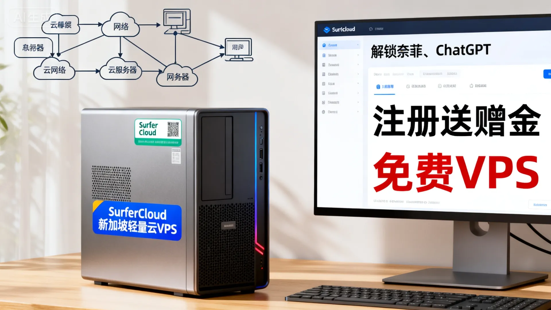 SurferCloud怎么样?SurferCloud新加坡轻量云VPS测评分享,解锁奈菲、chatgpt等流媒体;注册送赠金购买免费VPS - VPS评测 - 国外VPS,国外VPS商家,评测及优惠 SurferCloud怎么样?SurferCloud新加坡轻量云VPS测评分享,解锁奈菲、chatgpt等流媒体;注册送赠金购买免费VPS - VPS评测 - 国外VPS,国外VPS商家,评测及优惠