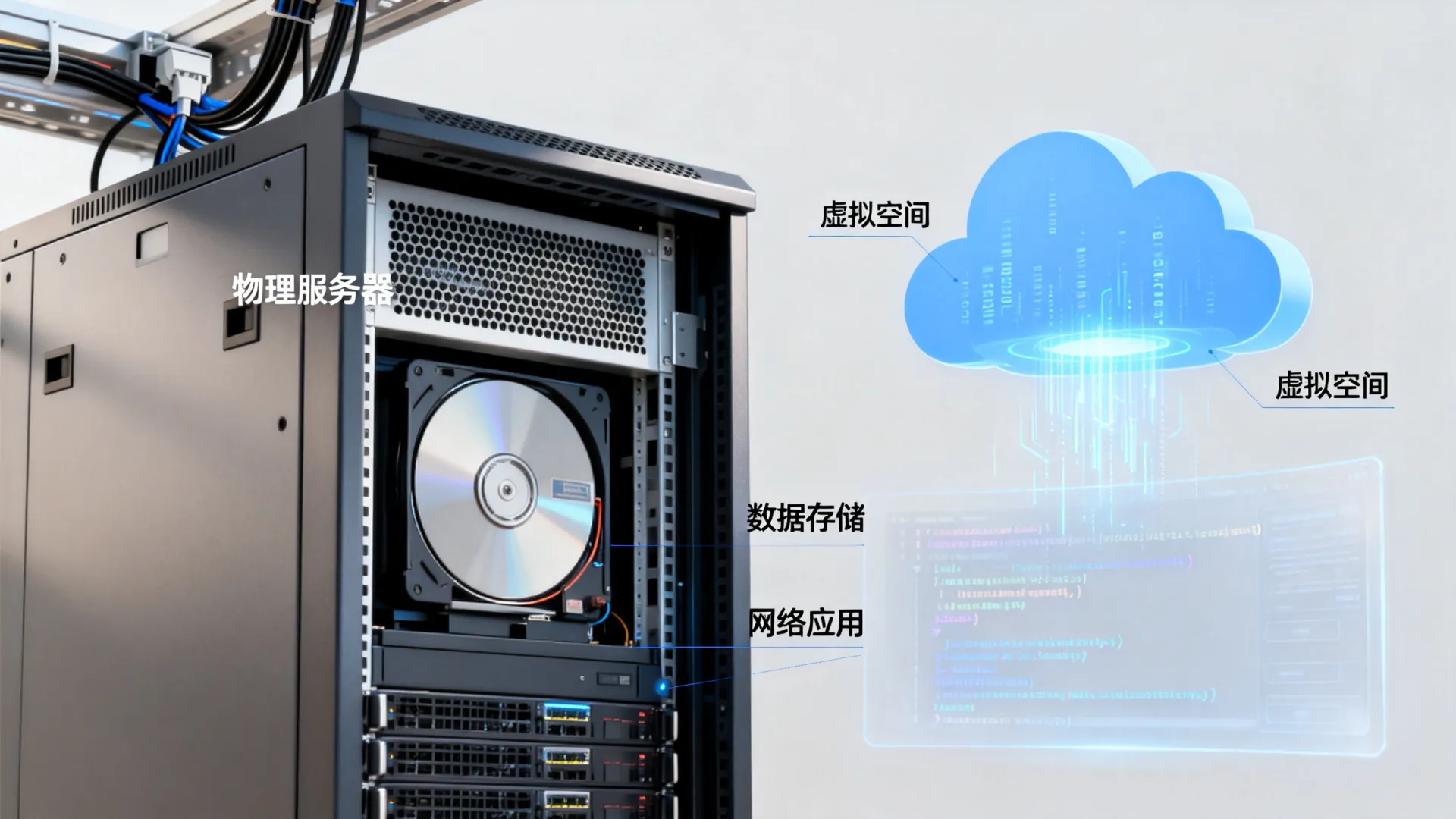 服务器和虚拟空间 服务器和虚拟空间