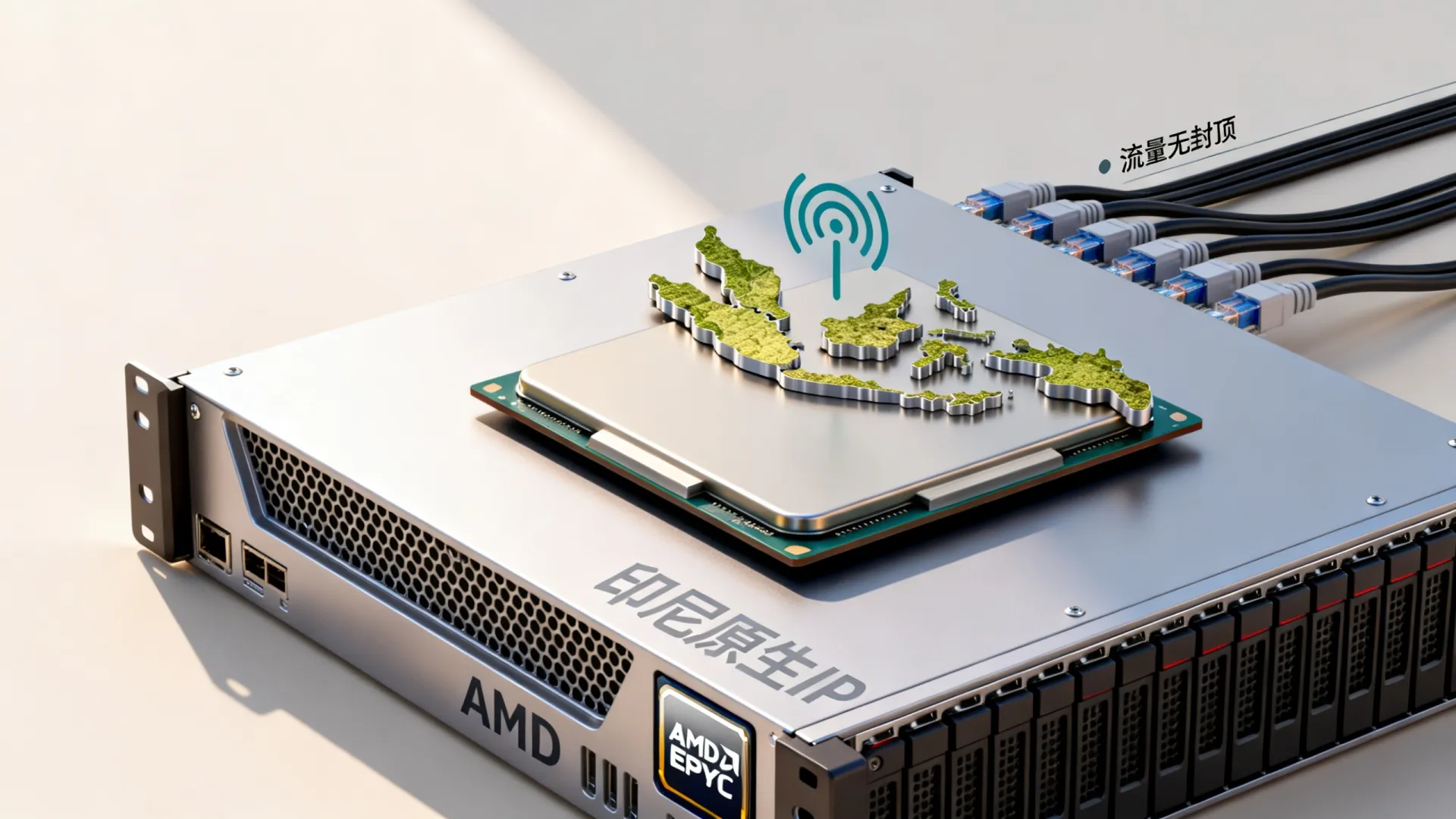 海外原生IP 印尼原生ip - AMD EPYC 9004,流量无封顶,免费赠送 海外原生IP 印尼原生ip