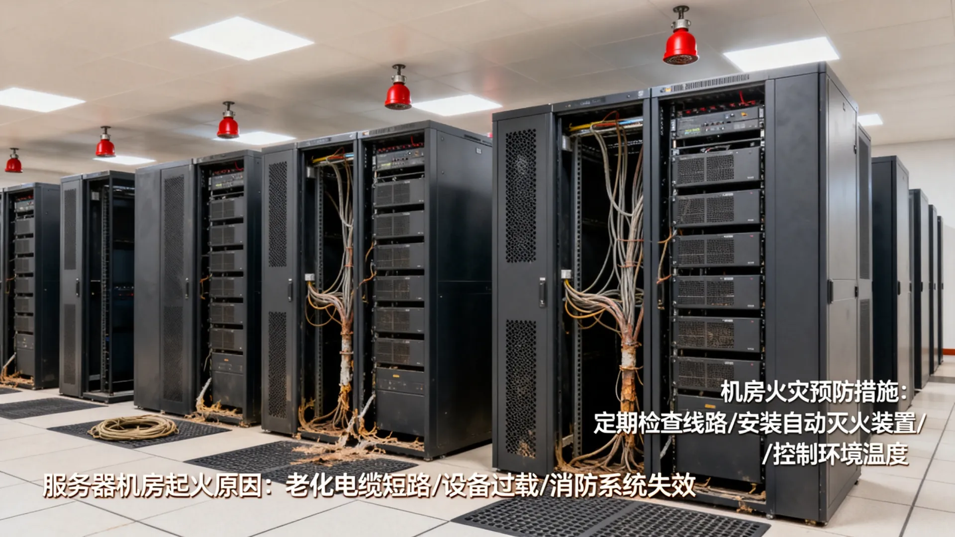 服务器机房起火原因是什么,机房火灾如何预防 服务器机房起火原因是什么
