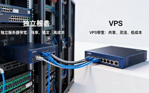独立服务器带宽和VPS带宽区别在哪？独立服务器带宽和VPS带宽有什么不同？