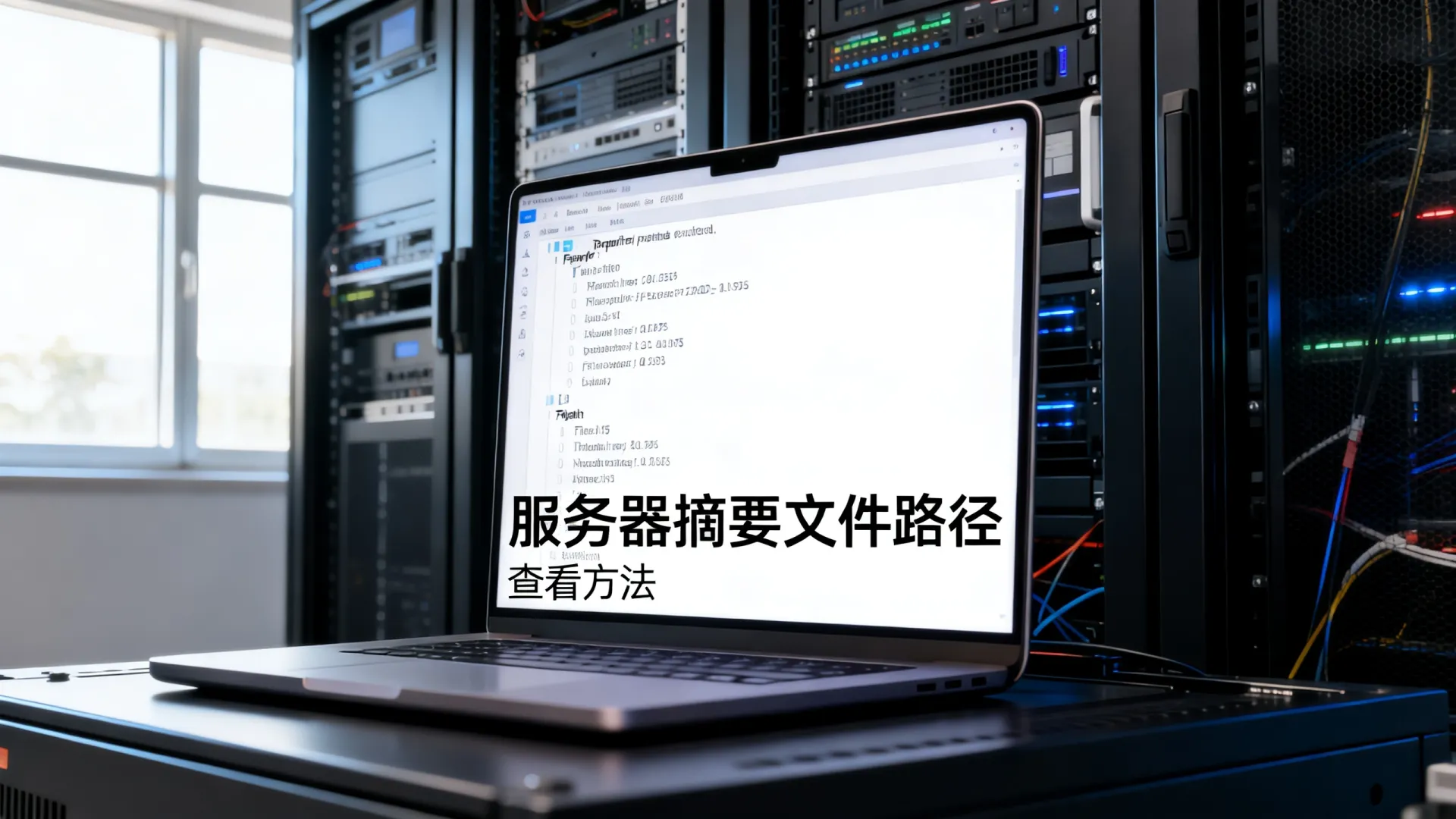 在哪里，服务器摘要文件路径怎么查看