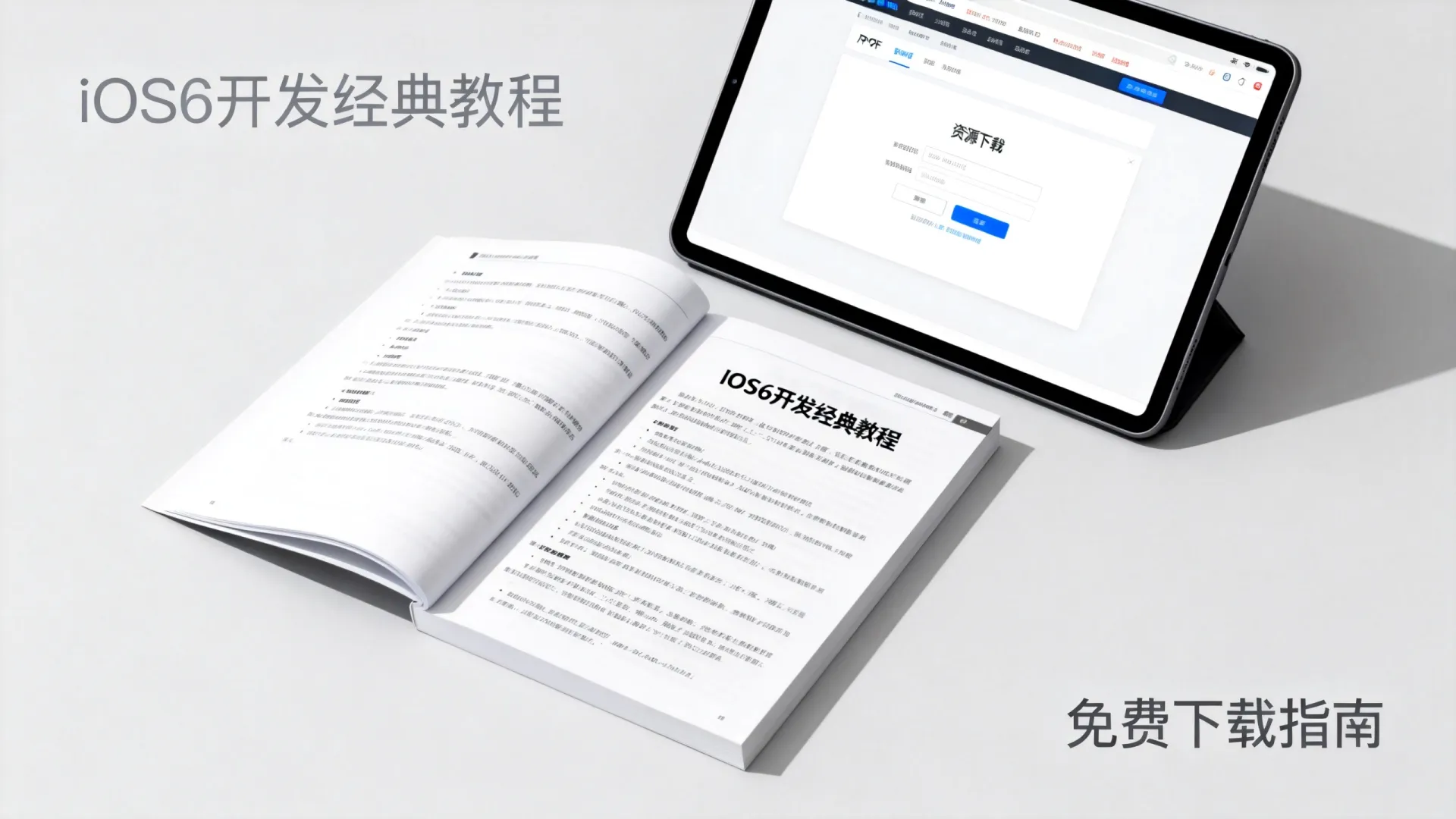 iOS6开发PDF如何获取?经典教程资源免费下载指南 iOS6开发PDF如何获取?经典教程资源免费下载指南