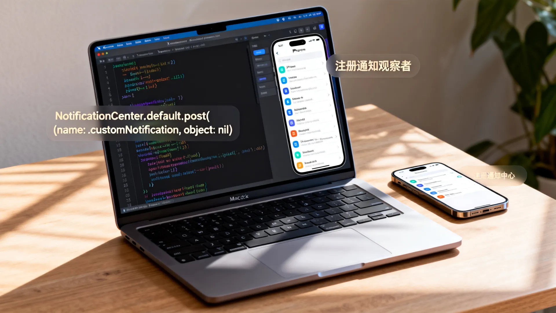 iOS开发通知中心怎么用，NotificationCenter如何实现？
