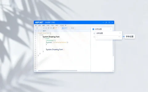 如何在ASP.NET中调用系统设置字体文本框？ - ASP.NET开发实战技巧