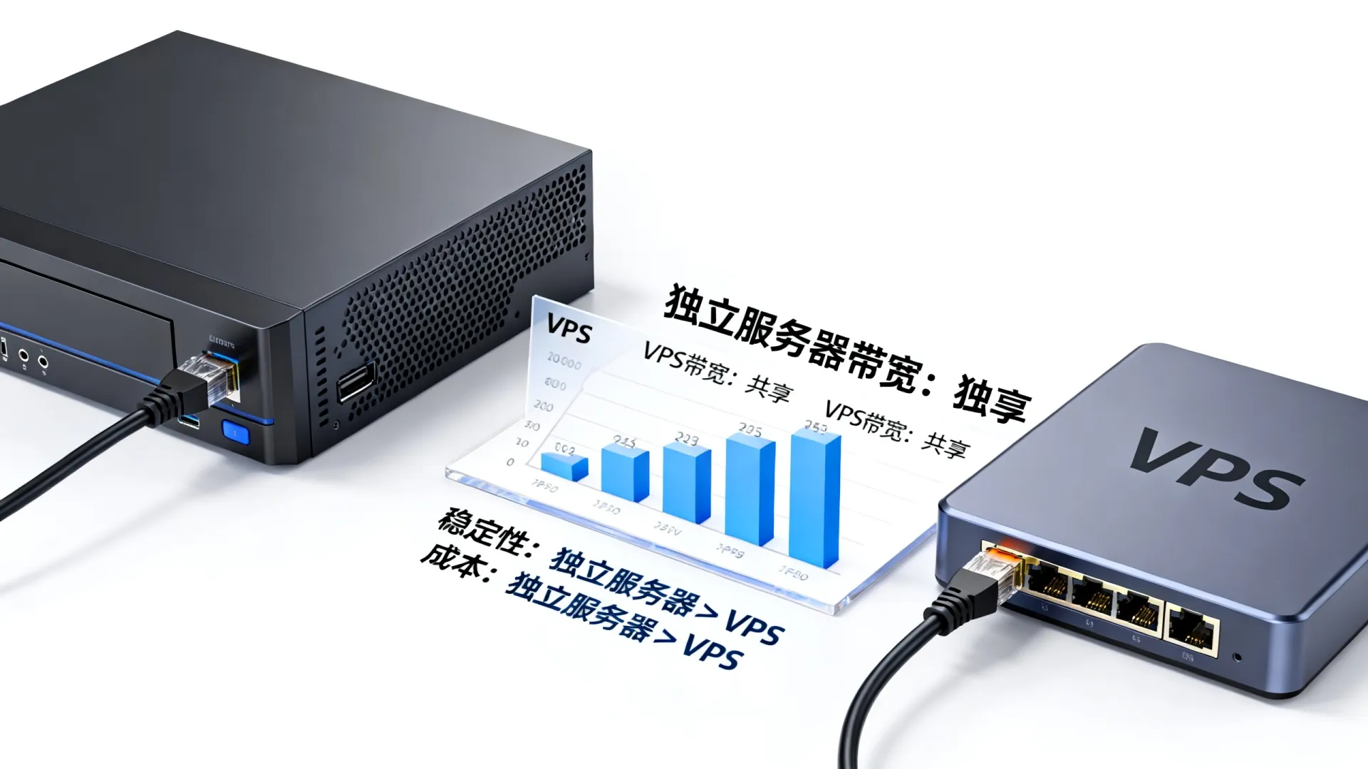 独立服务器带宽和VPS带宽区别在哪