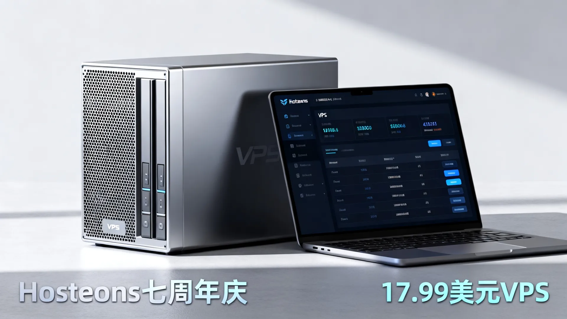 hosteons七周年庆AMD VPS:17.99美元/年,法国/德国/美国8机房,支持支付宝/Paypal - BGP多线,流量用不完 hosteons七周年庆AMD VPS