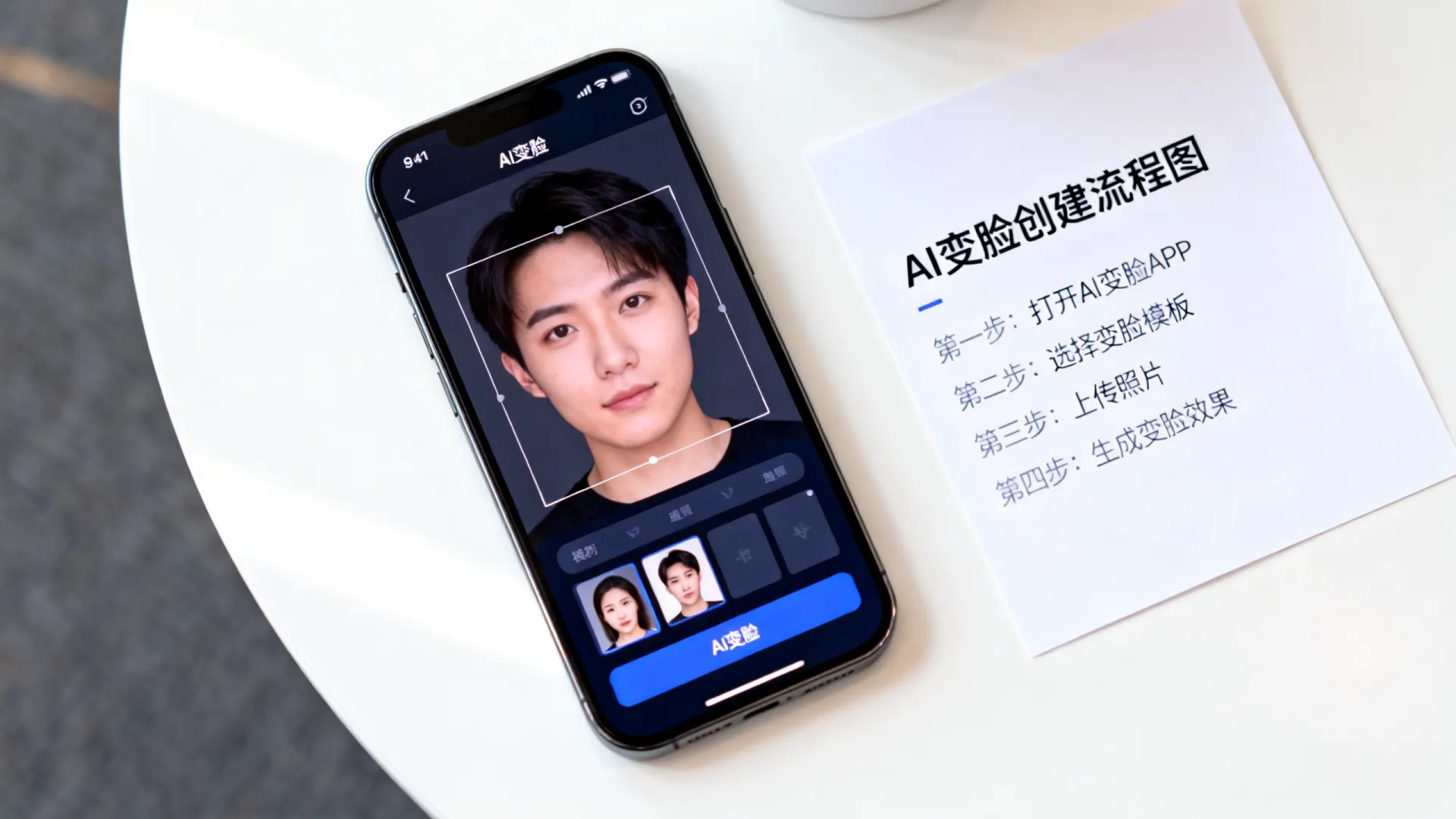 AI变脸如何创建