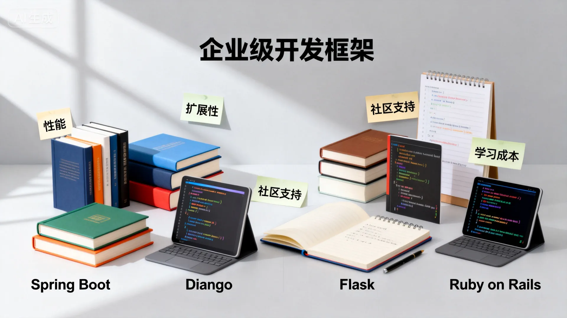如何选择企业级开发框架？2026主流框架对比推荐