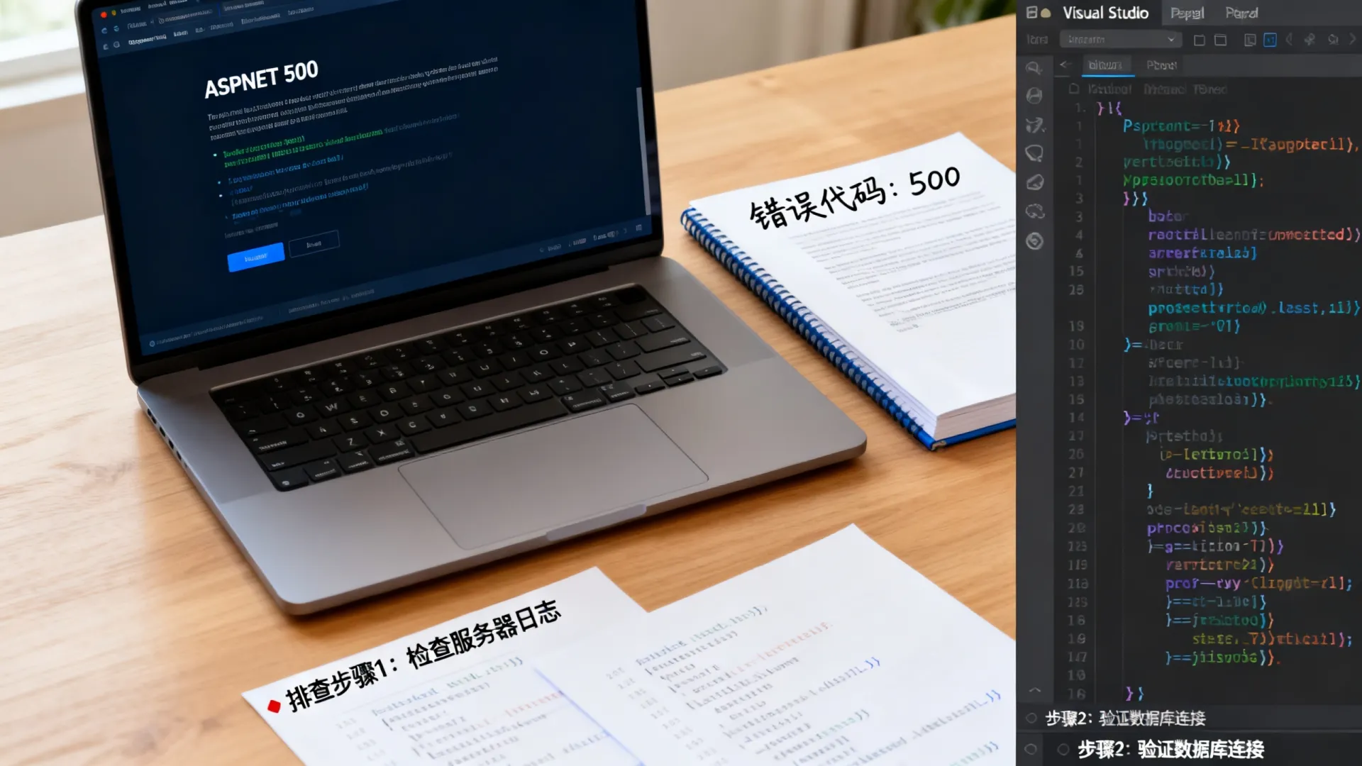 ASP.NET常见500错误提示解决方案?详细步骤解析与排查方法 NET常见500错误提示解决方案
