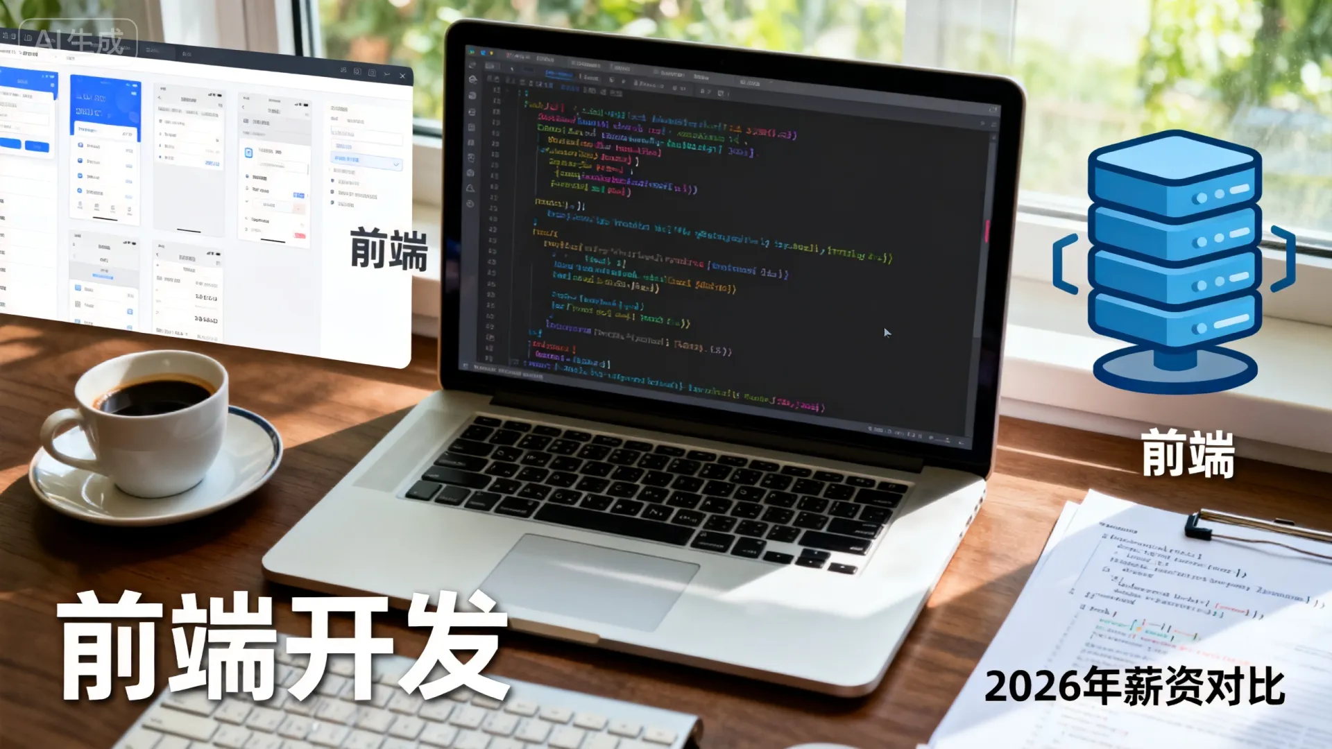 前端和后端学哪个好就业?2026年Web开发工程师薪资对比 2026年Web开发工程师薪资对比