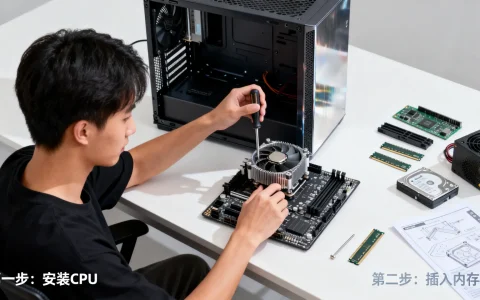 手搓电脑教程怎么做,小白新手如何自己组装一台电脑