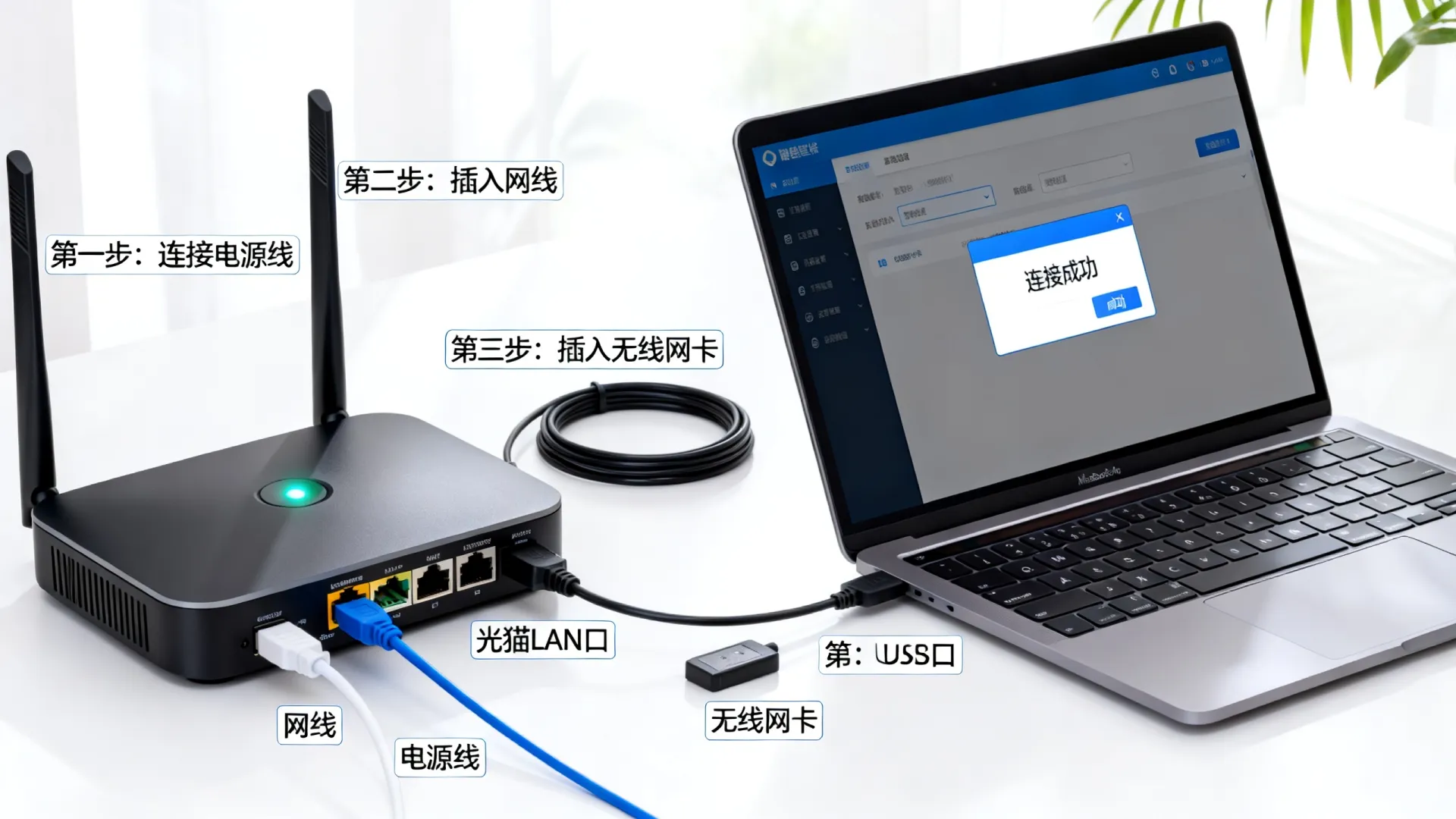 有线宽带 无线路由器