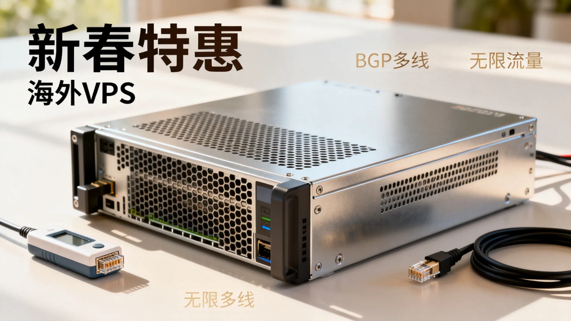 新春特惠 海外BGP多线 无限流量VPS