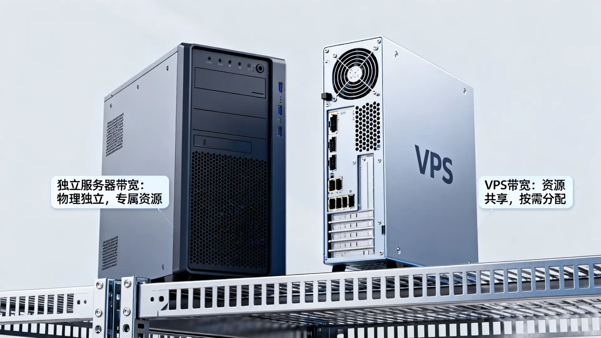 独立服务器带宽和VPS带宽区别在哪