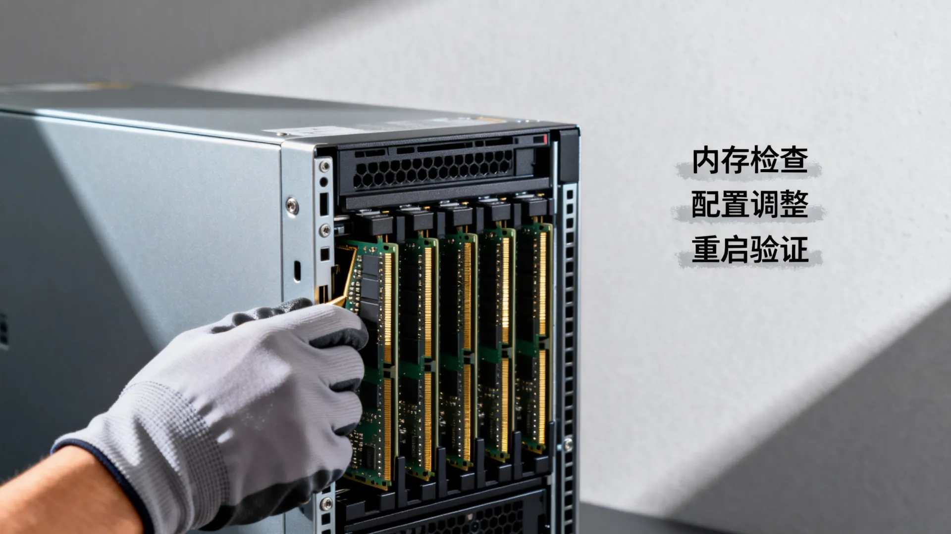 服务器提示内存配置错误怎么解决办法