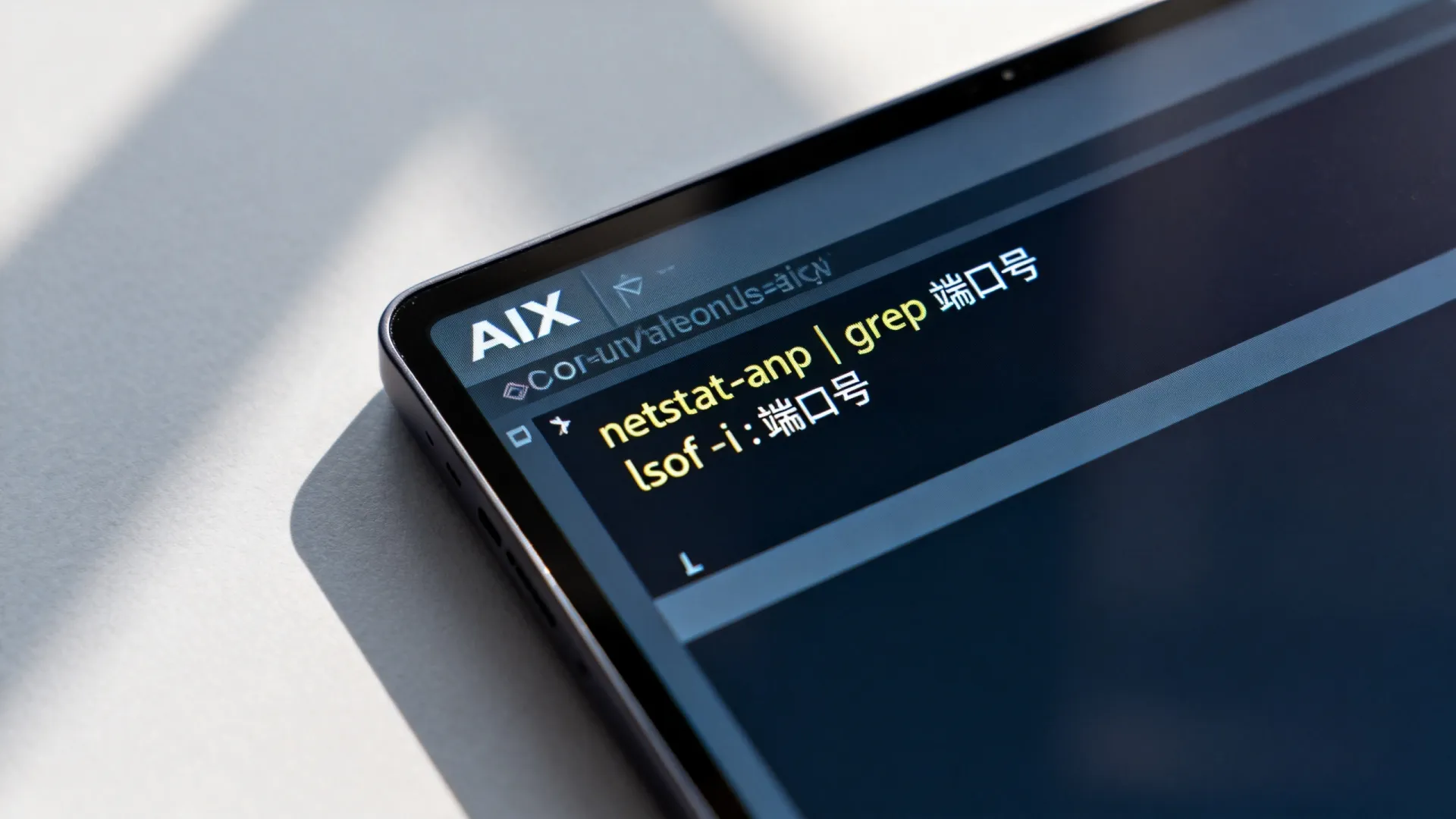 aix查看占用端口的程序