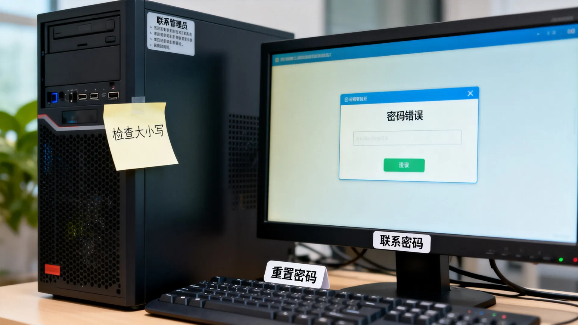 服务器提示密码错误