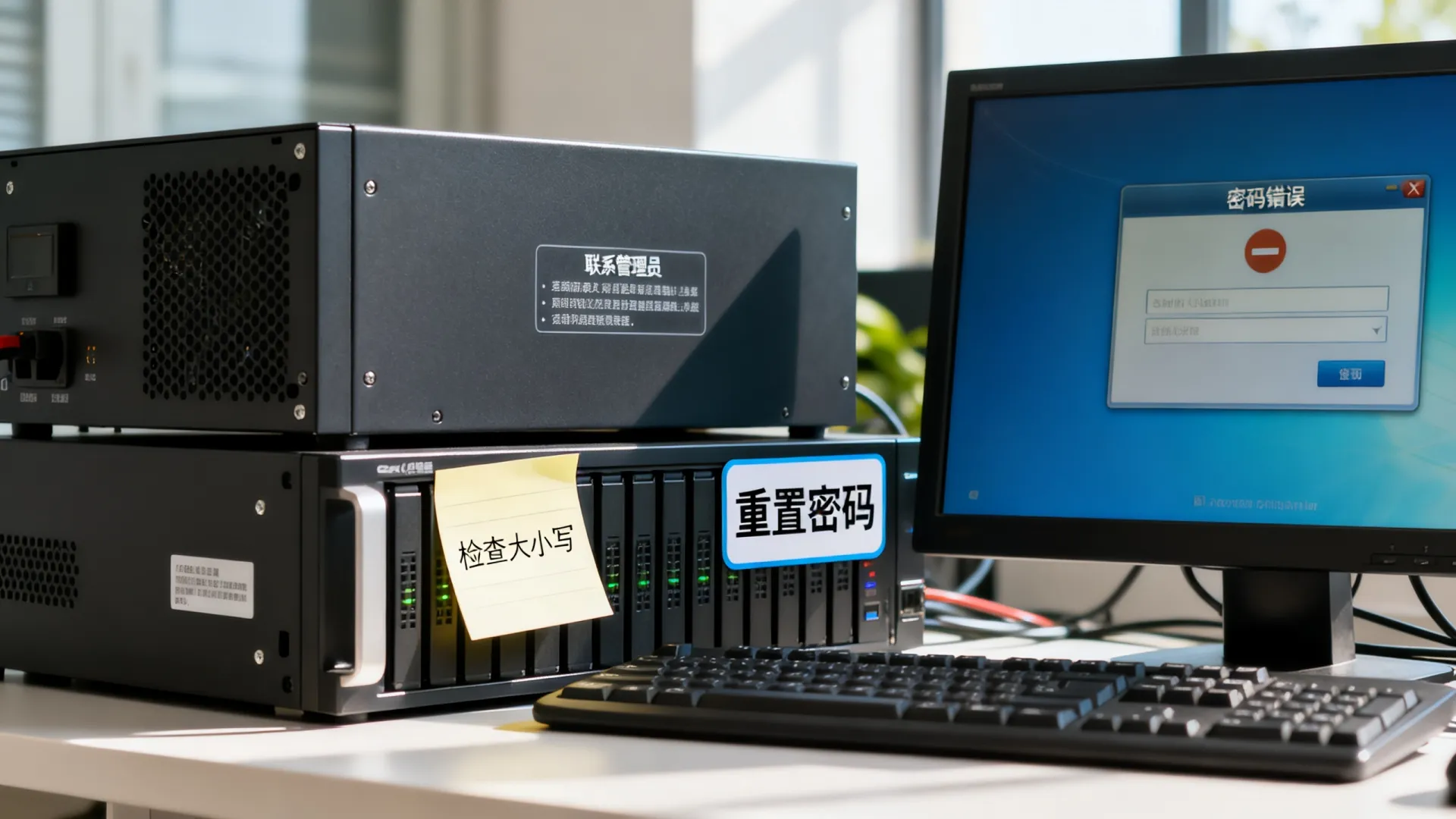 服务器提示密码错误