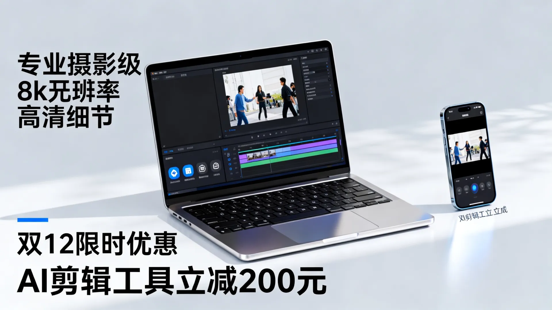 AI剪辑双12优惠活动 AI剪辑双12优惠活动