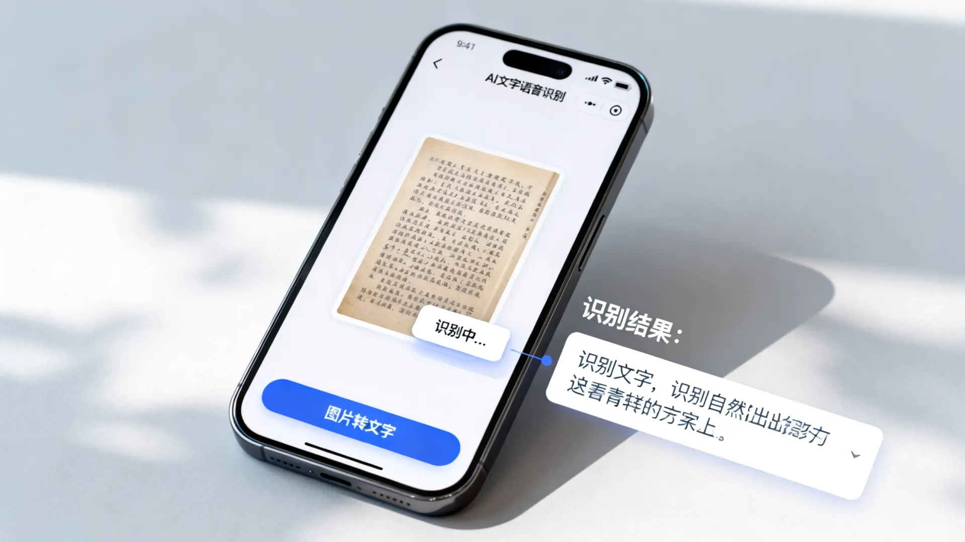ai文字语音识别图片识别 ai文字语音识别图片识别