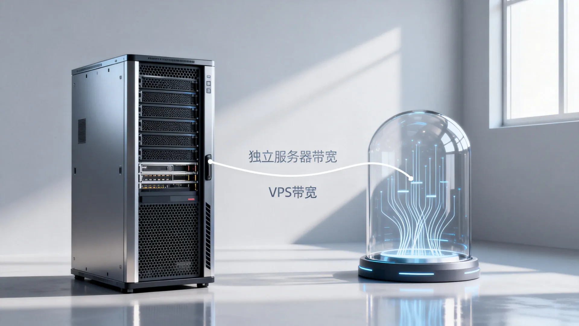 独立服务器带宽和VPS带宽区别在哪