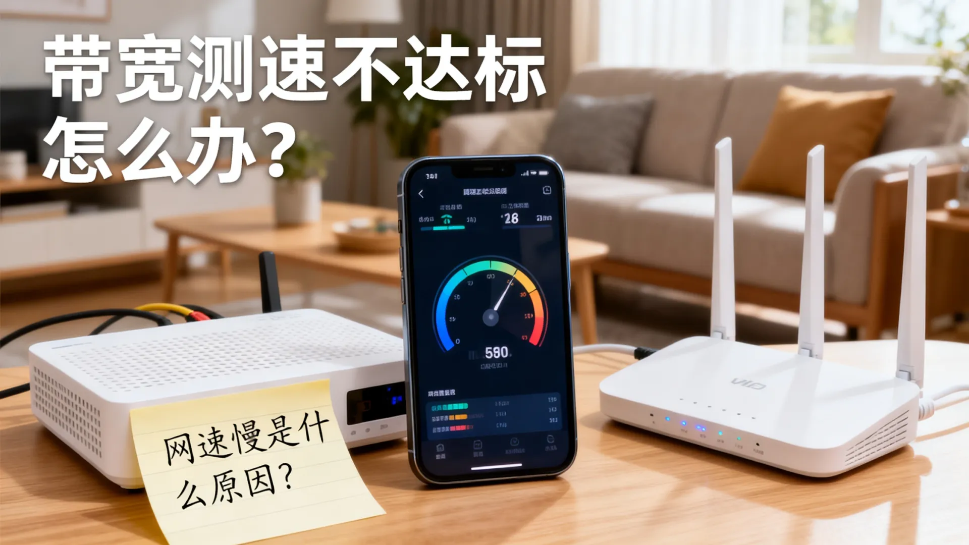 带宽测速不达标怎么办