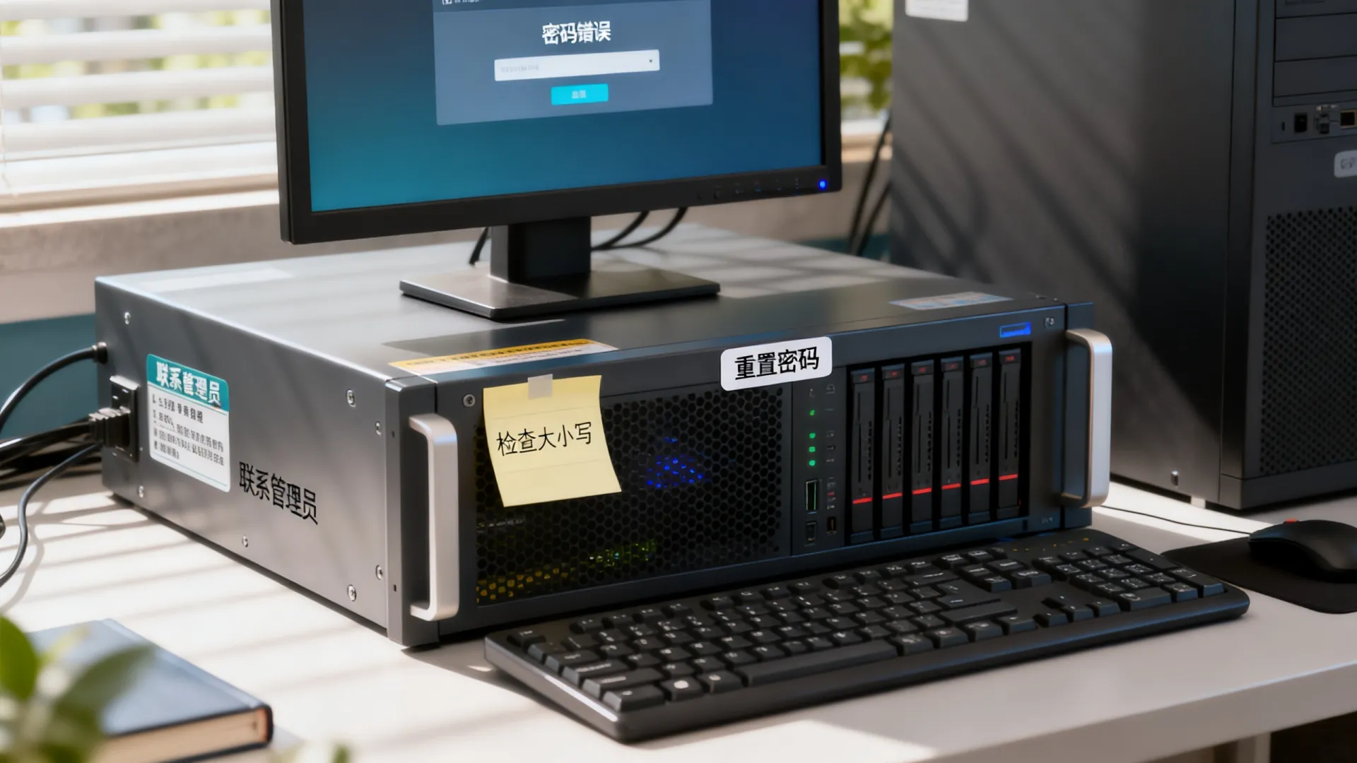 服务器提示密码错误