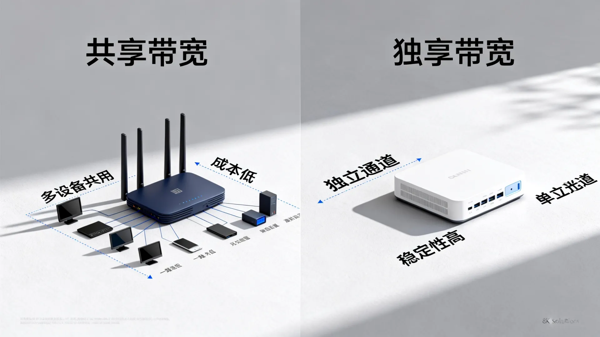 共享带宽和独享带宽哪个好? 共享带宽和独享带宽哪个好