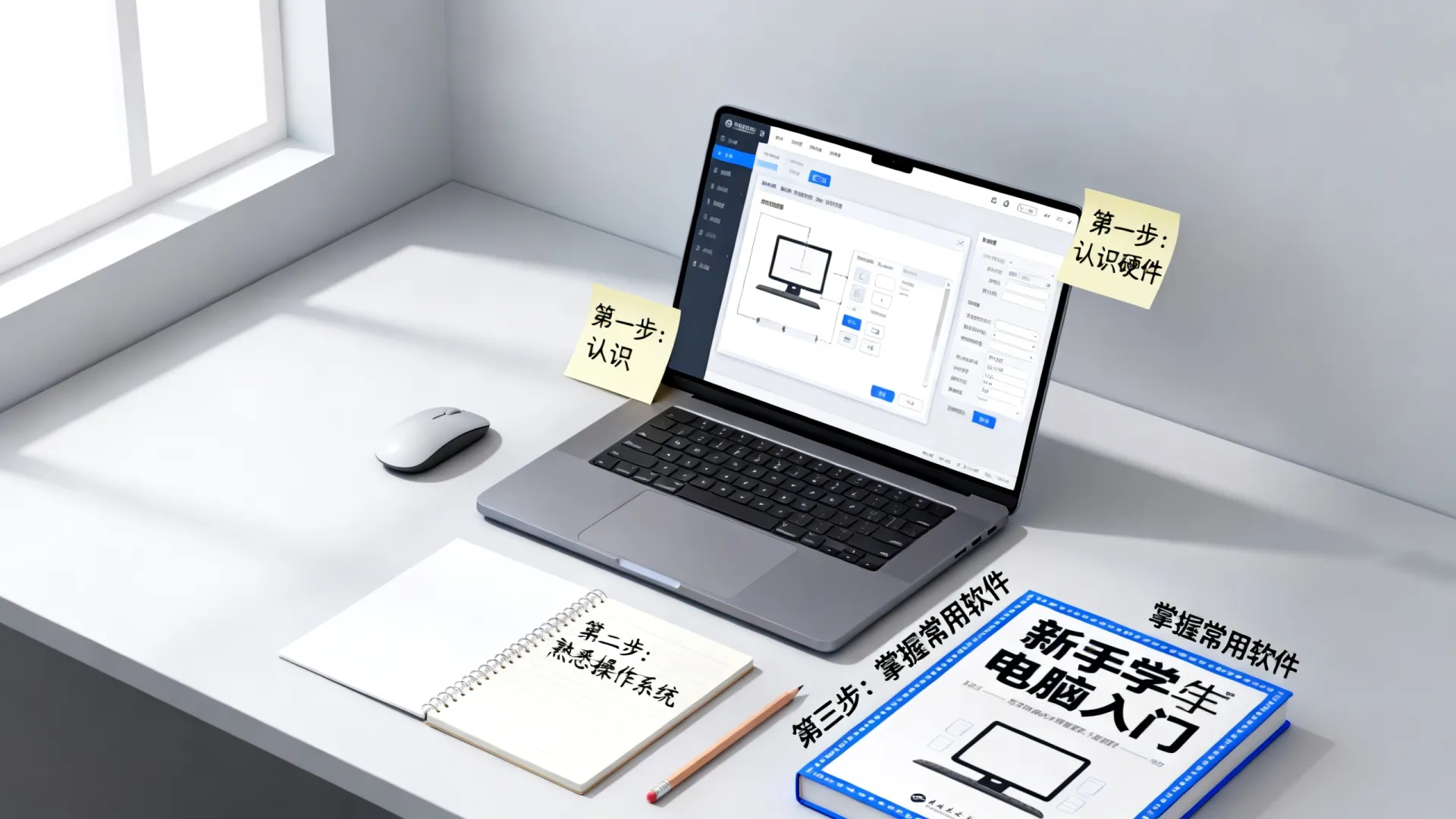 电脑怎样从零开始学 电脑怎样从零开始学