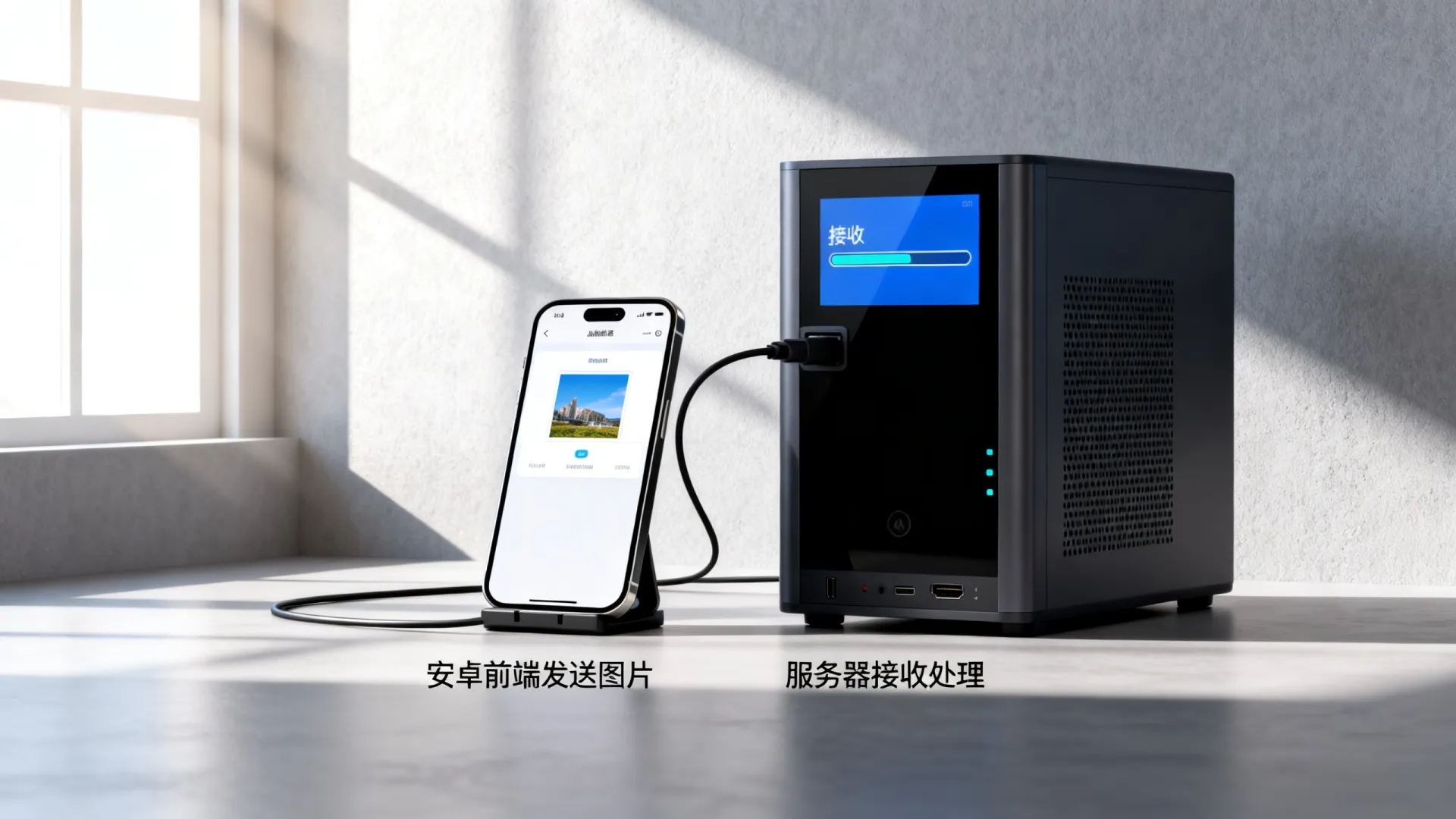 服务器接收安卓前端发来的图片