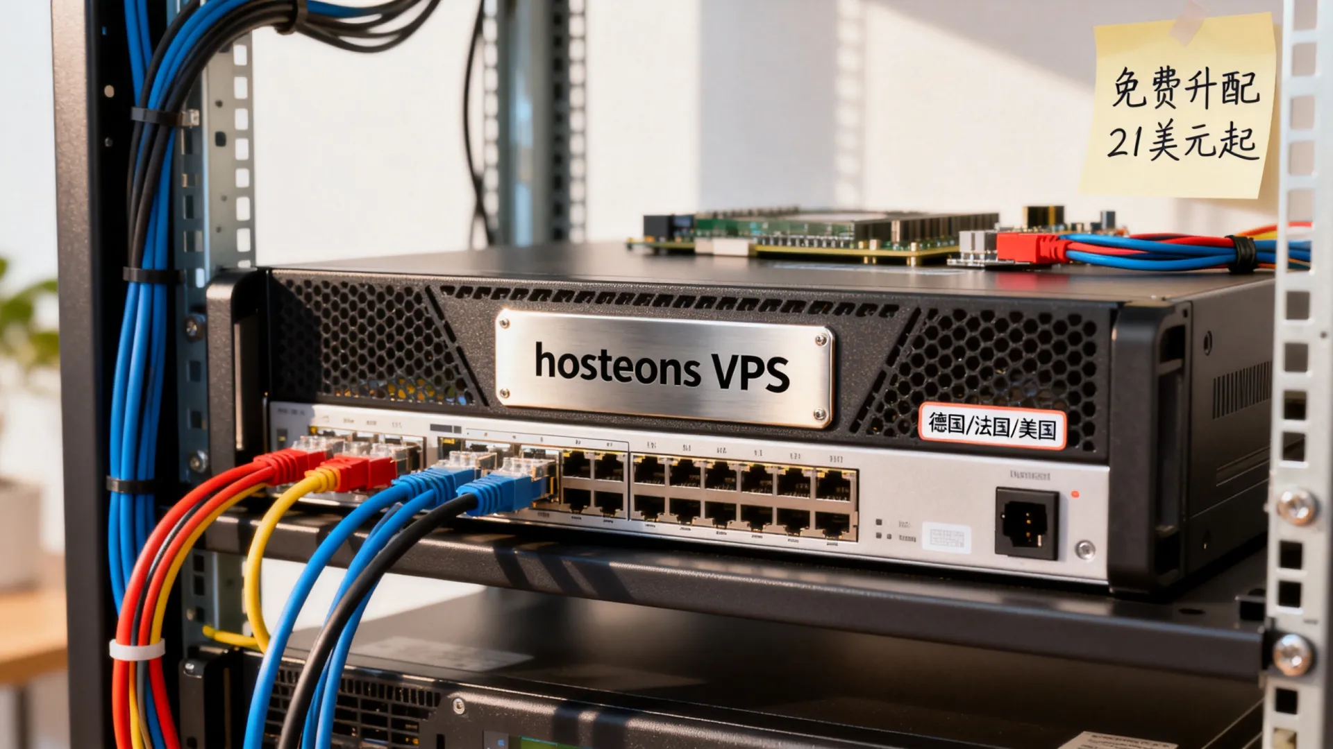 hosteons VPS怎么样？德国法国美国VPS免费升配21美元起
