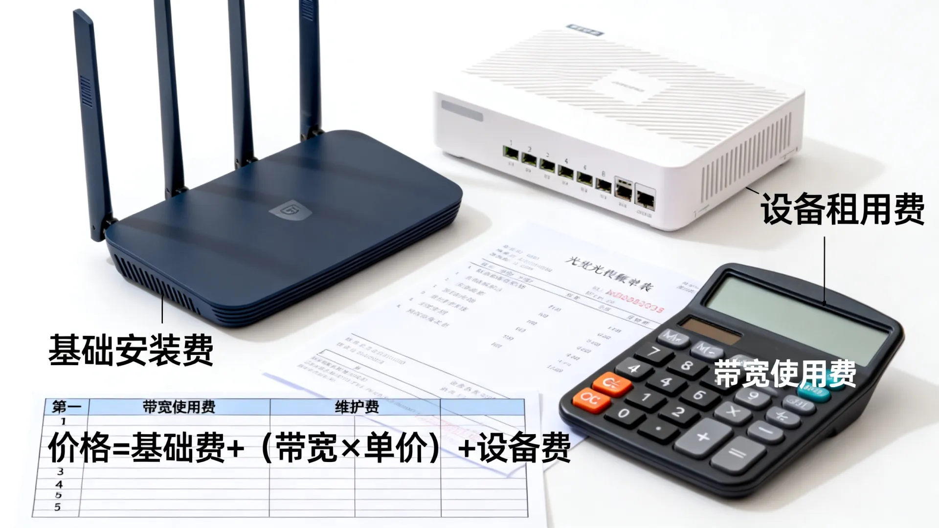 专线宽带费用组成