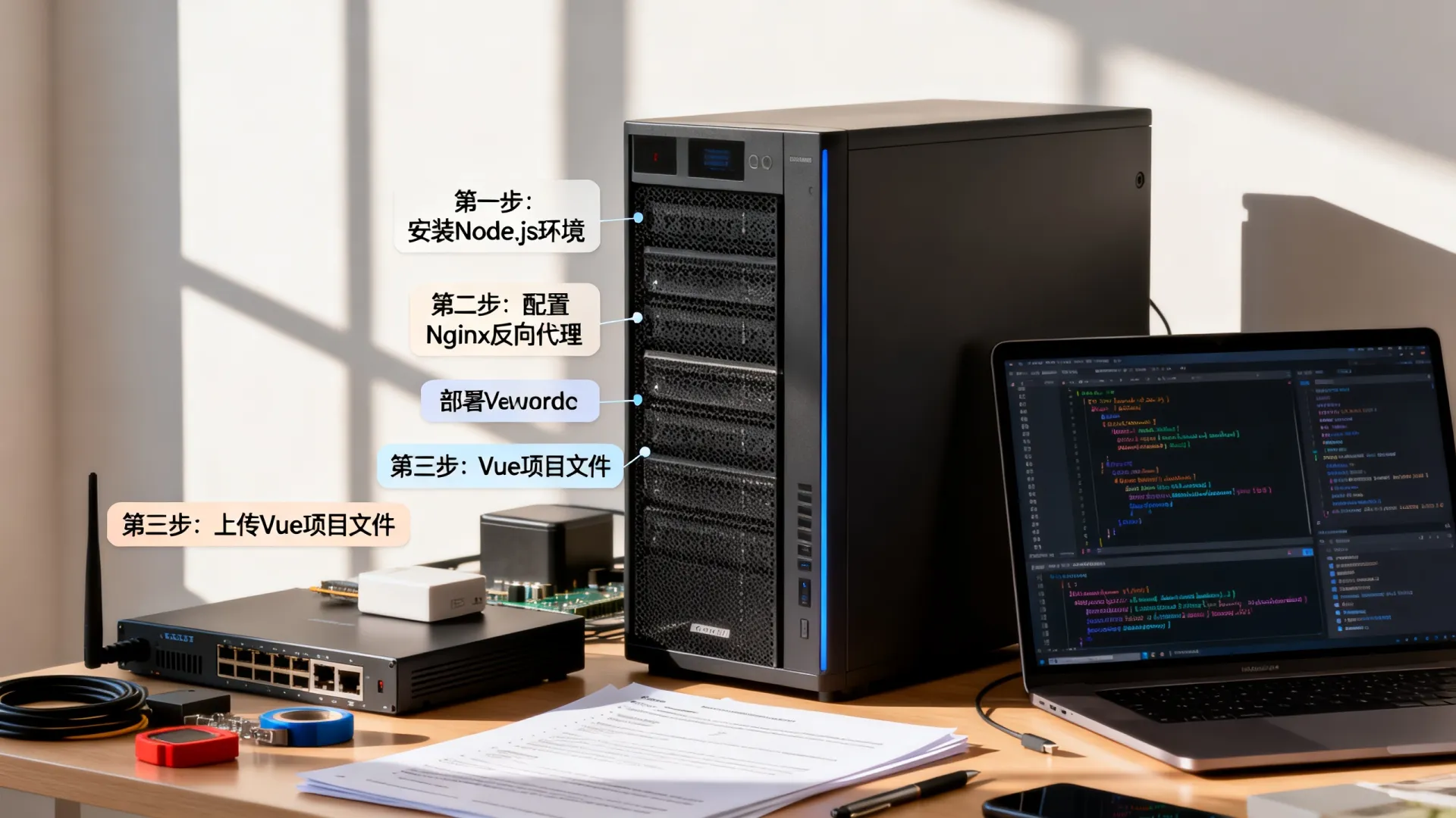 服务器搭建vue网站