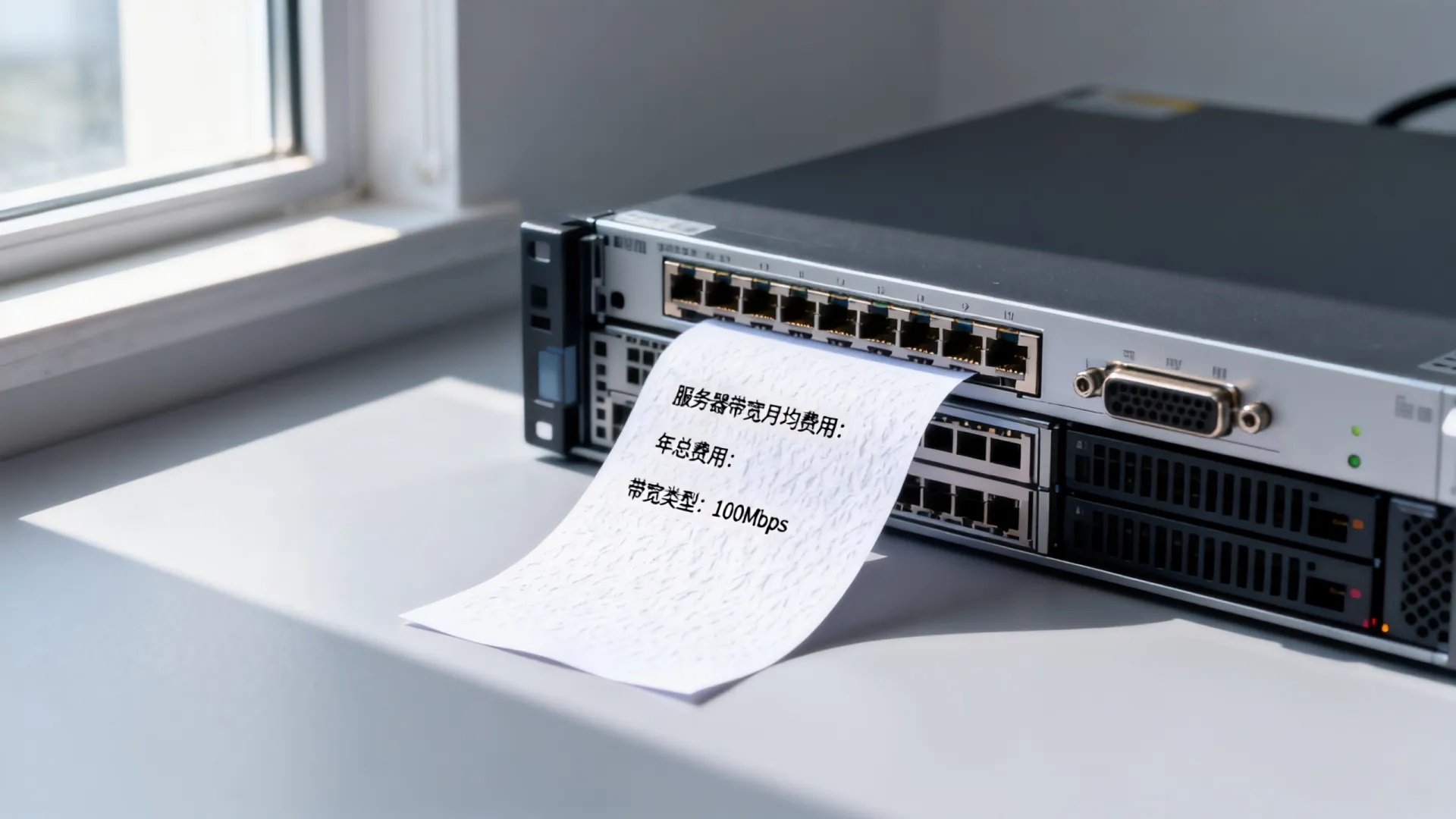 服务器带宽费用明细