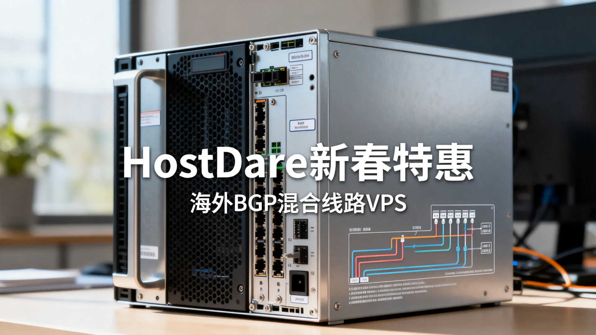 新春特惠 海外BGP混合线路 HostDare