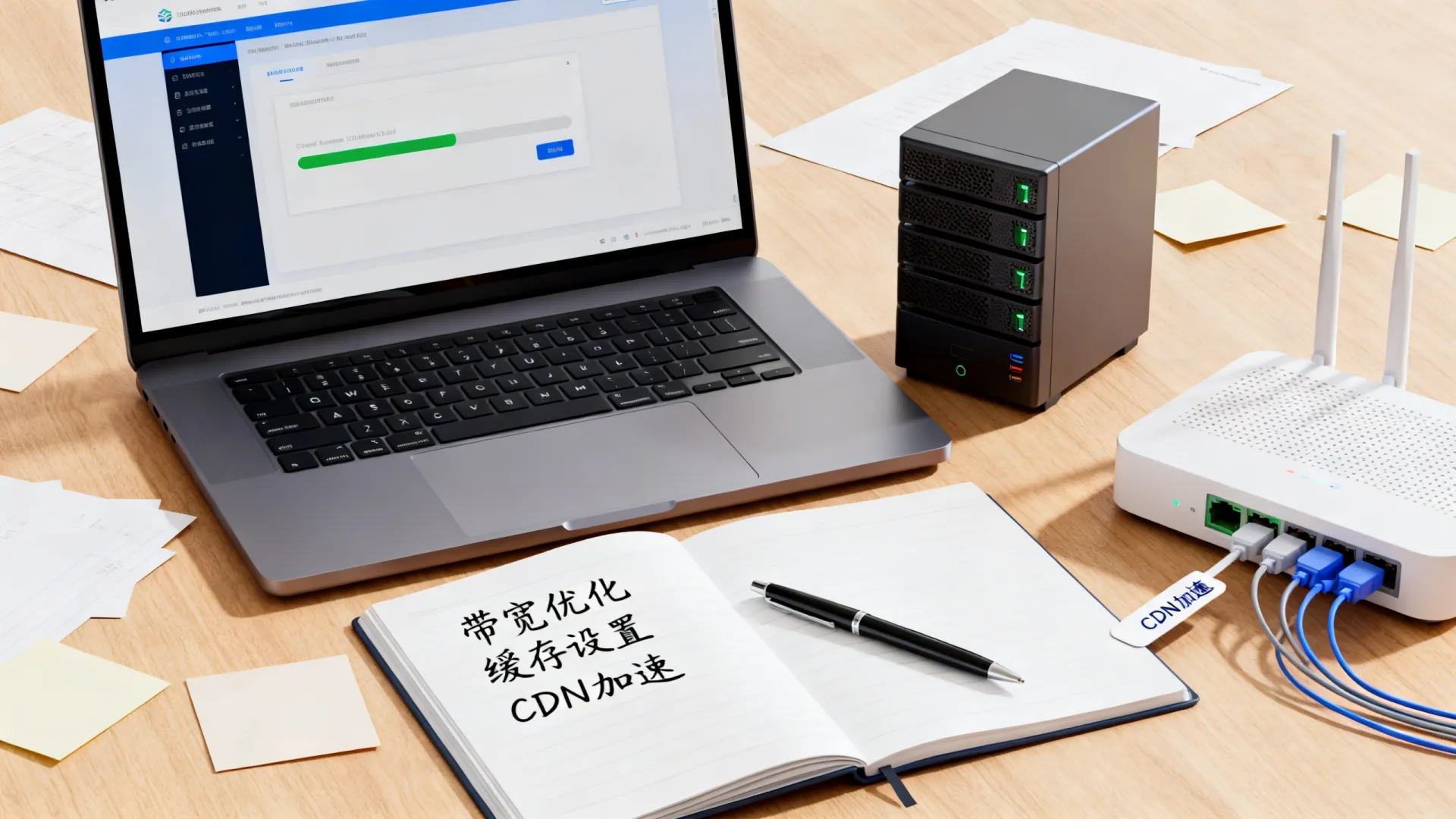 网站打开慢是服务器带宽不够吗