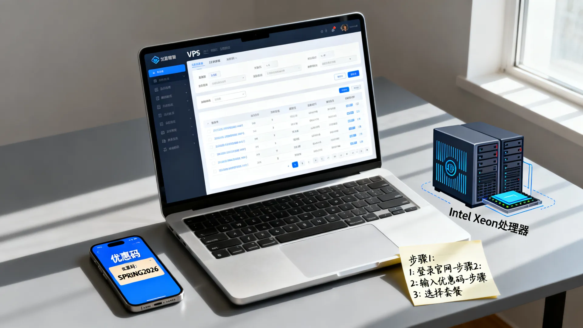 2026春季海外三网优化VPS优惠码怎么用？Intel Xeon无限流量立减多少