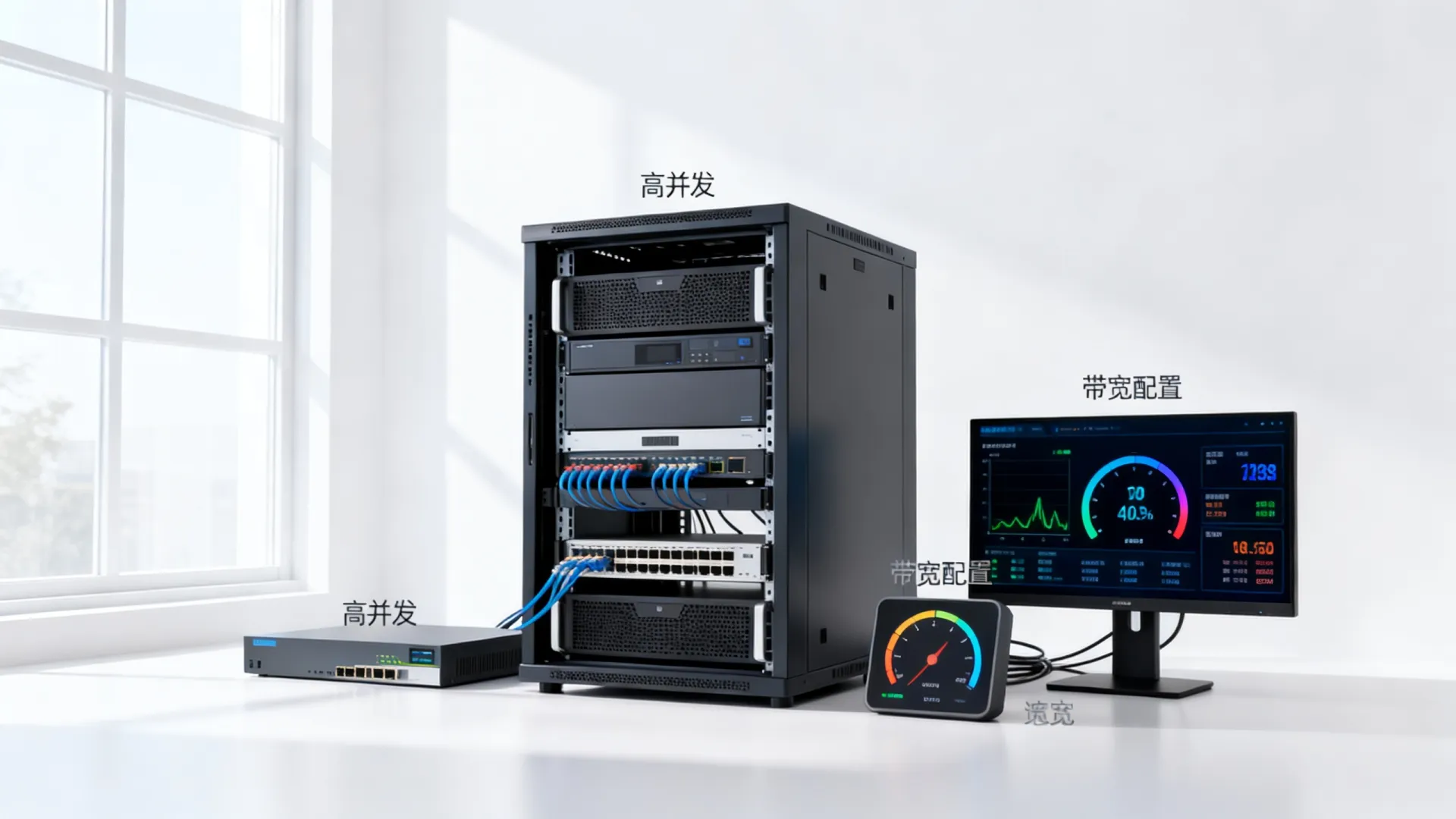 高并发服务器带宽配置参考