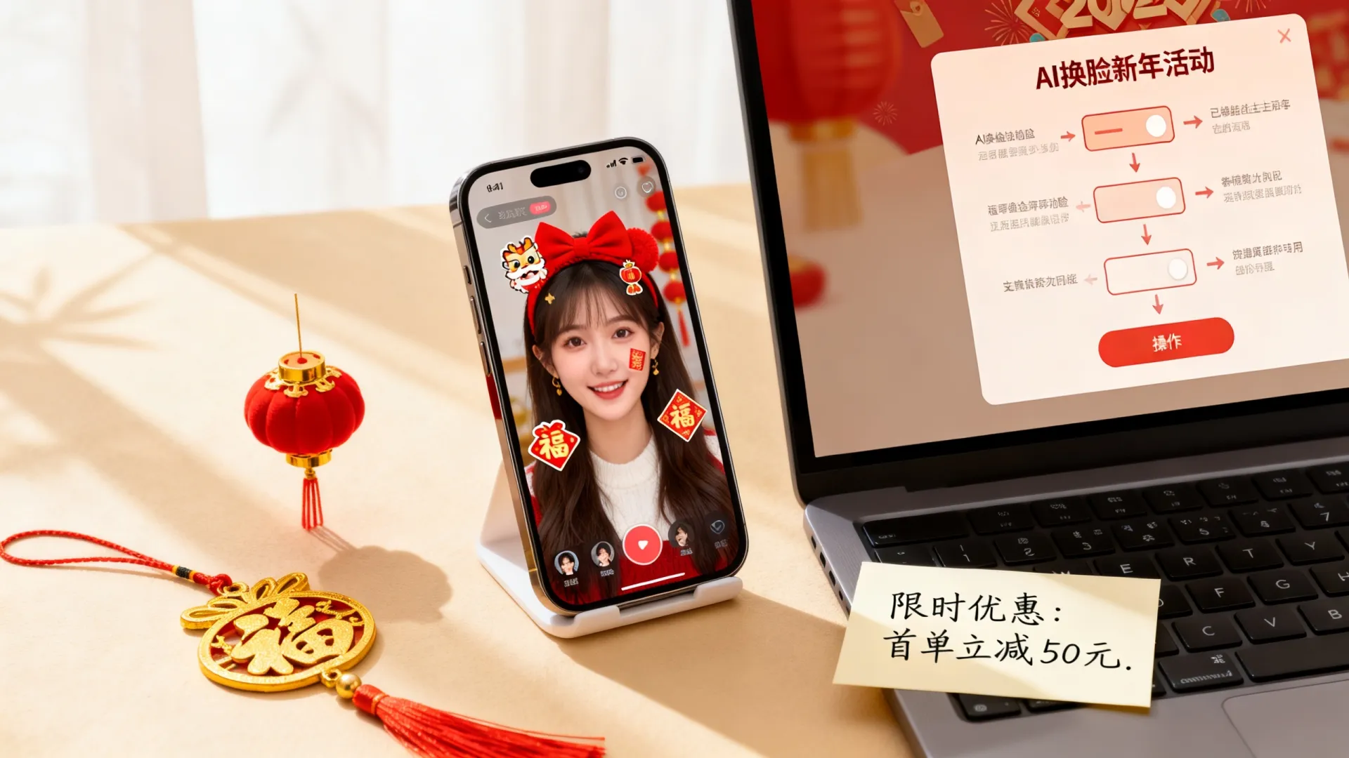新年促销AI换脸怎么玩？AI换脸新年活动优惠有哪些