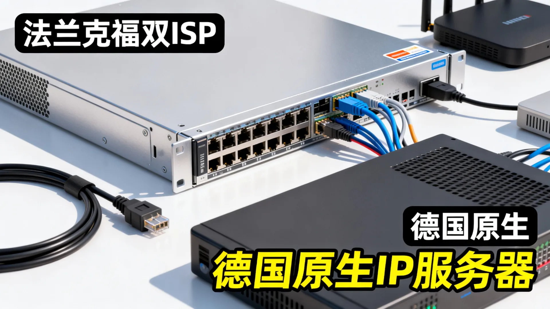 法兰克福双ISP 德国原生ip