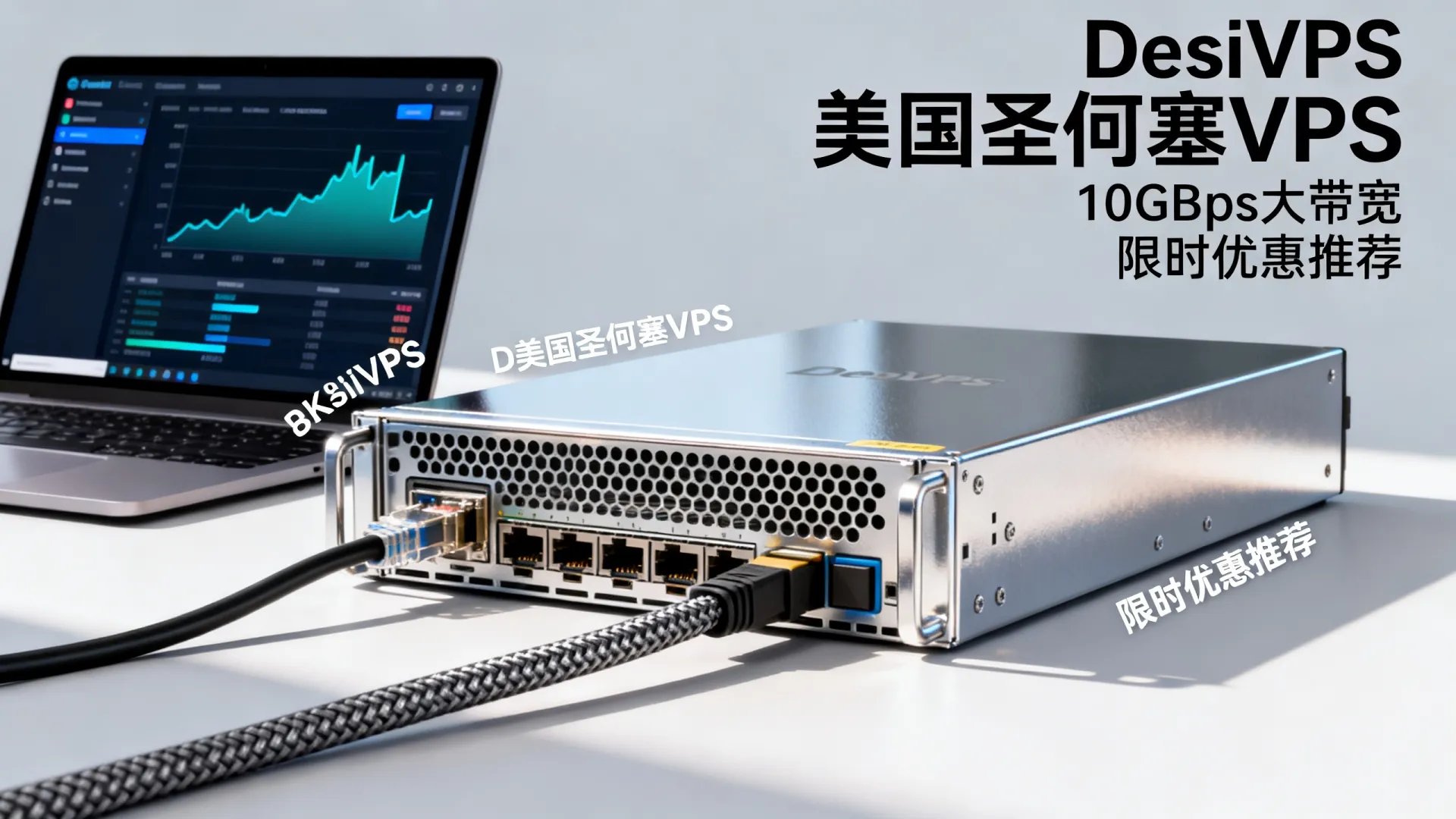 限时优惠 DesiVPS美国圣何塞10Gbps大带宽VPS