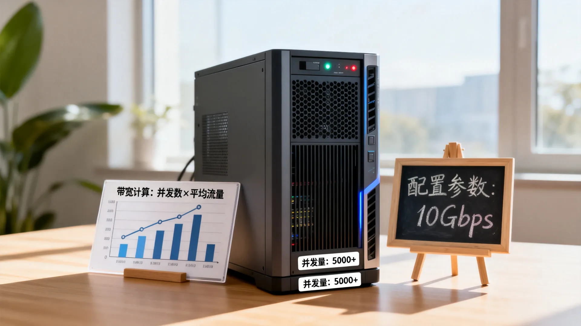 高并发服务器带宽配置参考